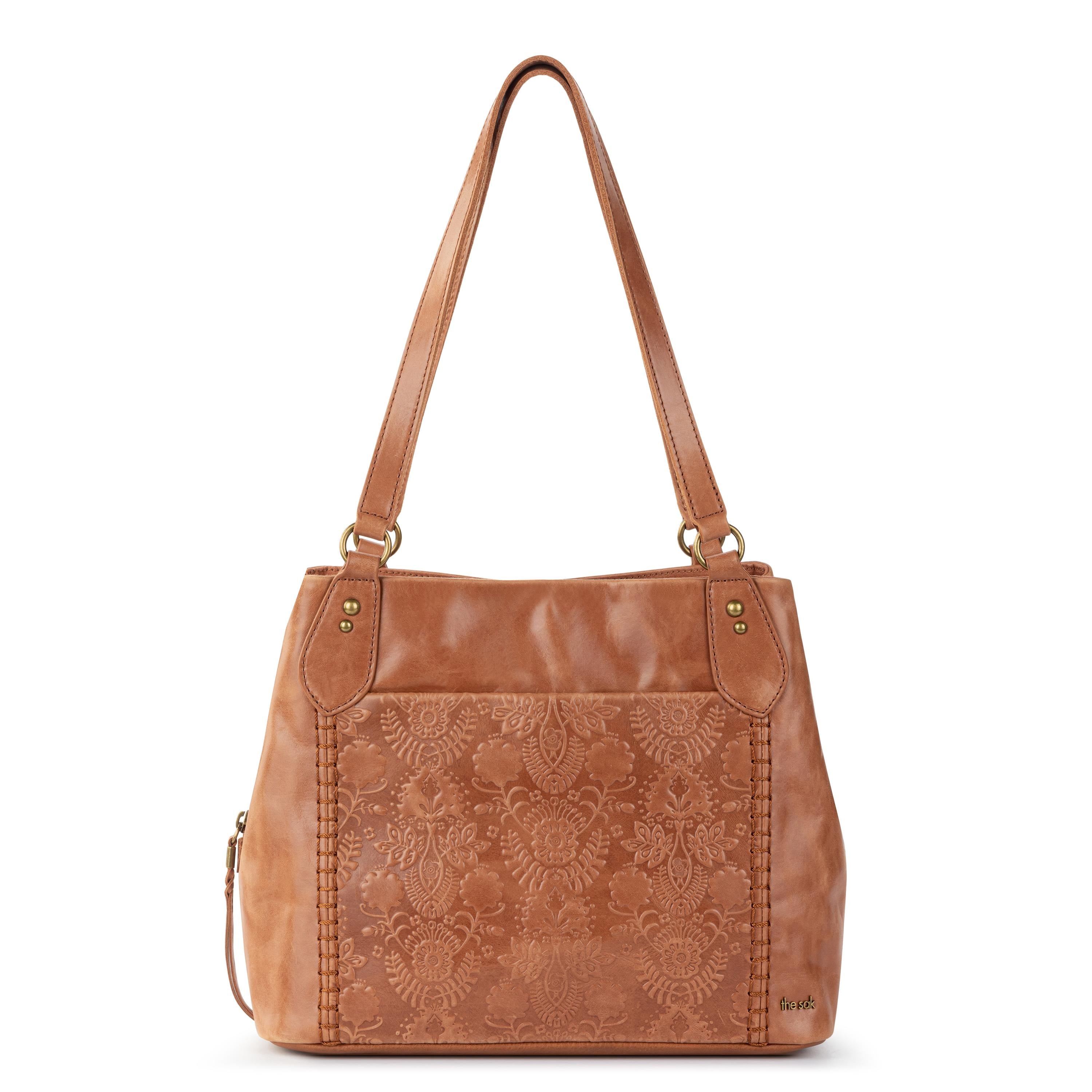 Melrose Genuine Leather Satchel Bag for Women - Stylish Crossbody Purse for Work, Travel & Everyday Use