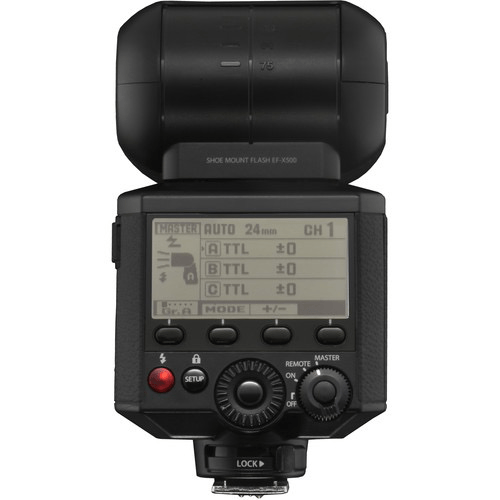 Fujifilm EF-X500 Flash for DSLR & Mirrorless Cameras - Professional TTL Speedlite with Wireless Control, Bounce & Swivel Head - Perfect for Wedding, Portrait & Event Photography
