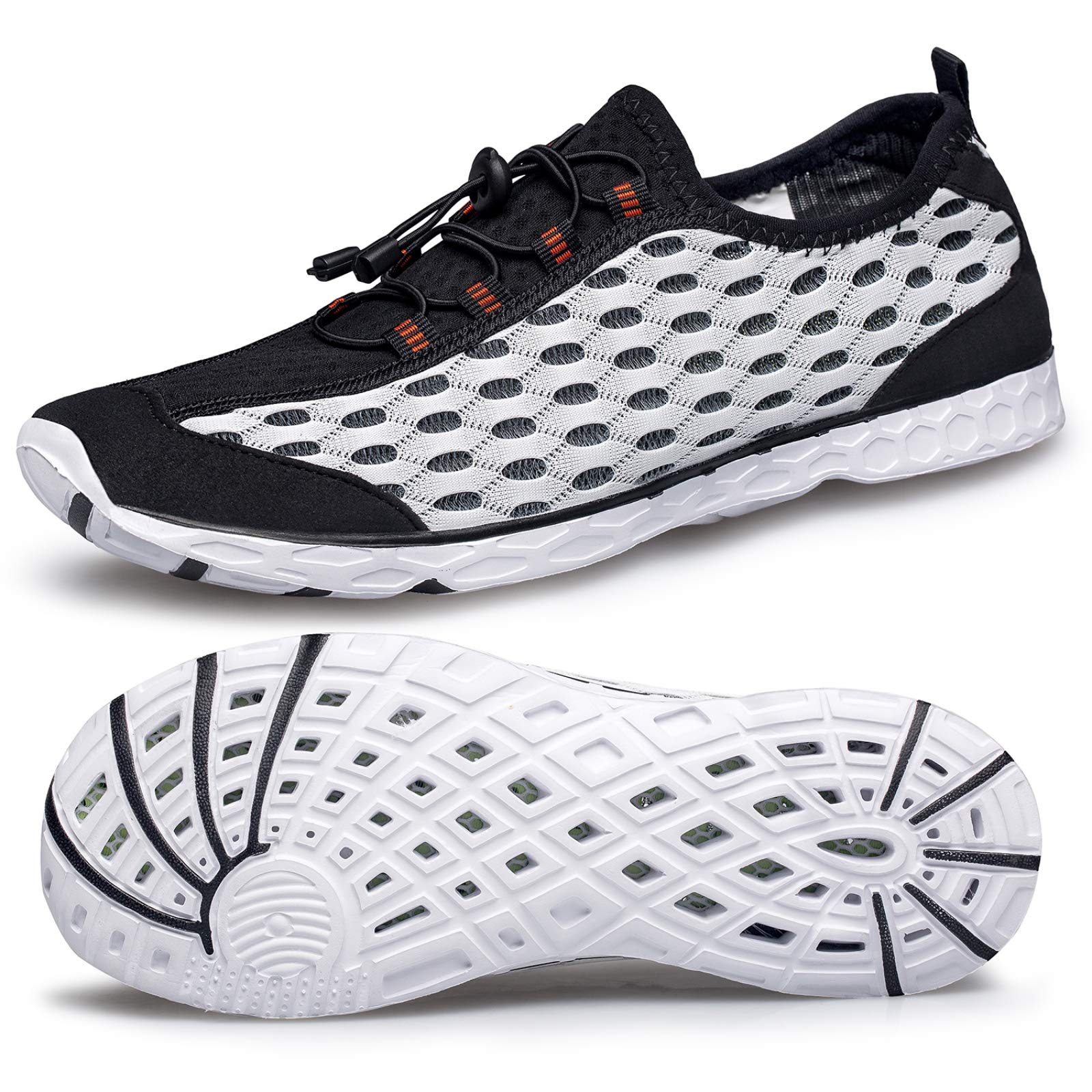 Alibress Men's Water Shoes - Lightweight Quick-Dry Aqua Beach Shoes for Swimming, Surfing & Outdoor Activities