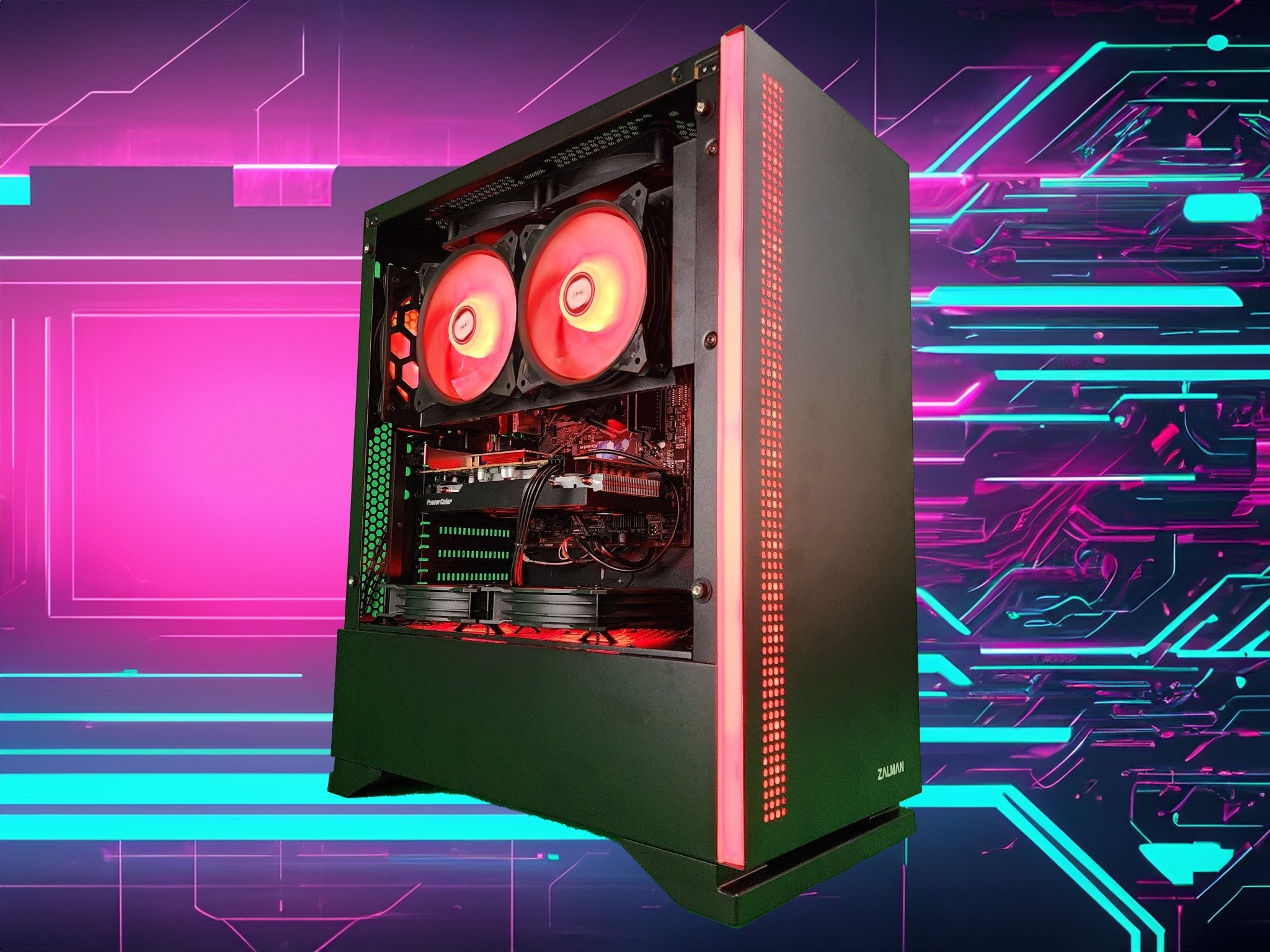 GTech Gaming PC - AMD Ryzen 5, RX 6650 XT GPU, 16GB DDR4 RAM, 1TB SSD, Windows 11, WiFi & Bluetooth - High Performance Desktop Computer for Gaming, Streaming & Content Creation