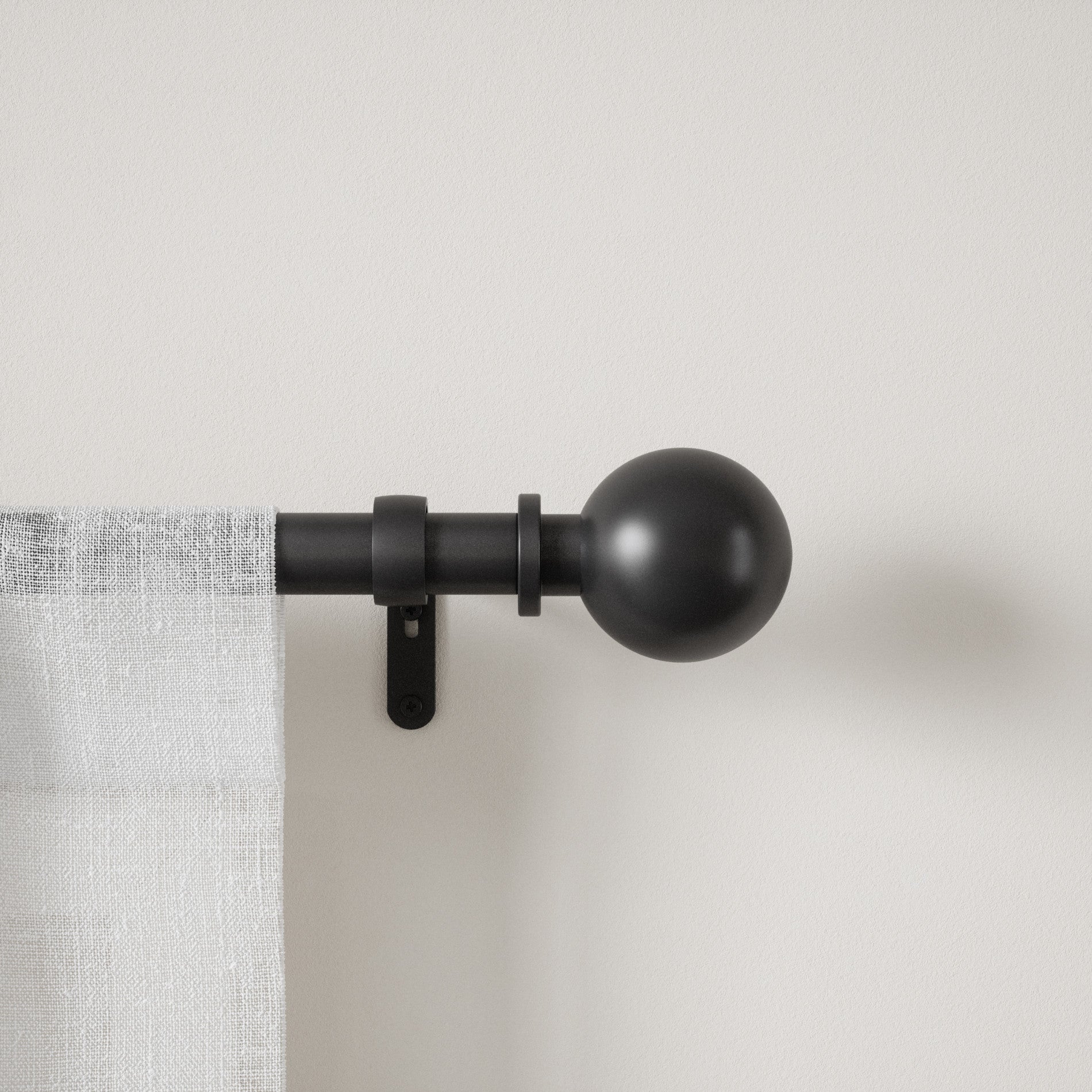 Stylish Curtain Rods for Windows - Adjustable Tension Rod for Drapes, Sheers & Curtains - Perfect for Living Room, Bedroom & Home Decor