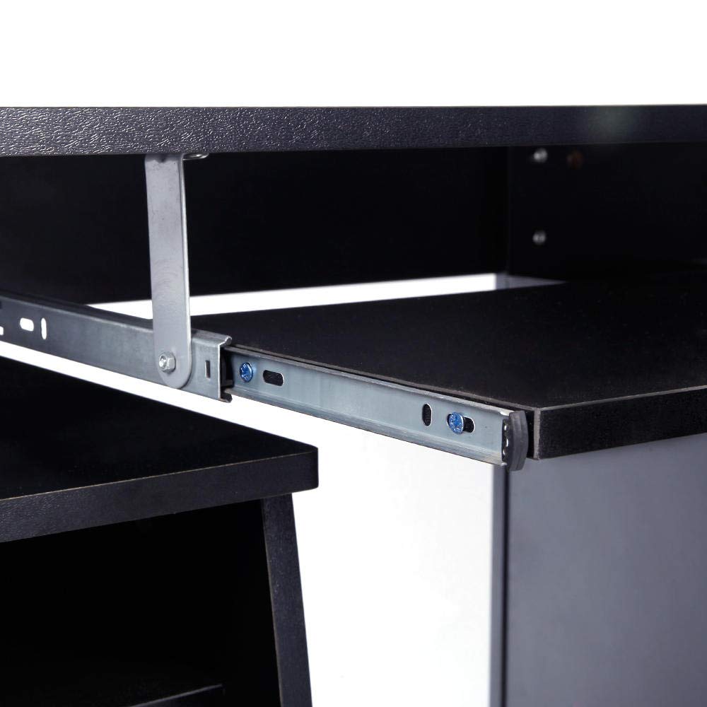 Ergonomic Computer Workstation Desk with Storage & Drawers - 45