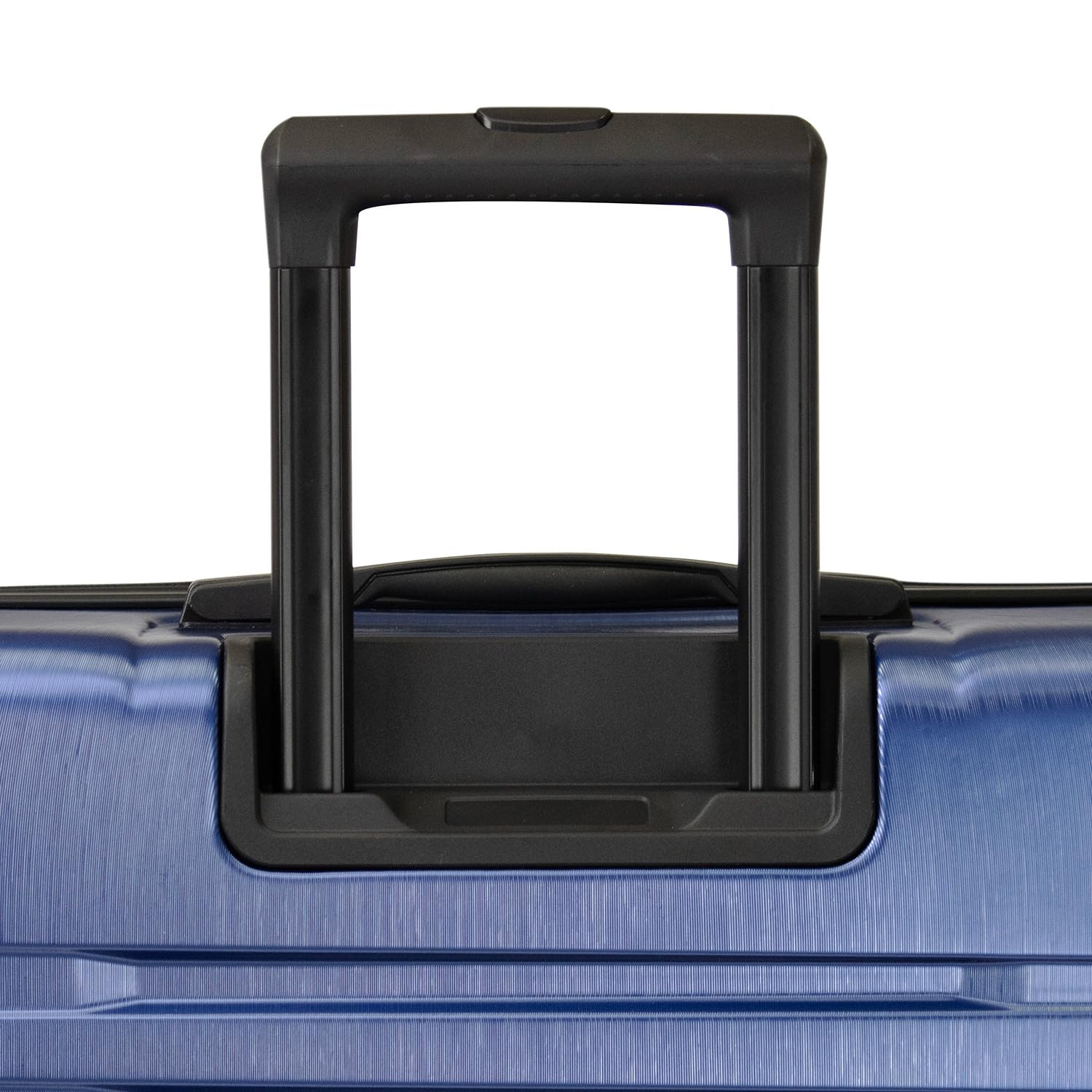 U.S. Traveler Boren 30-Inch Polycarbonate Hardside Spinner Luggage - Rugged Checked Suitcase with 8 Wheels & Aluminum Handle (Navy Blue) - Perfect for International Travel & Business Trips