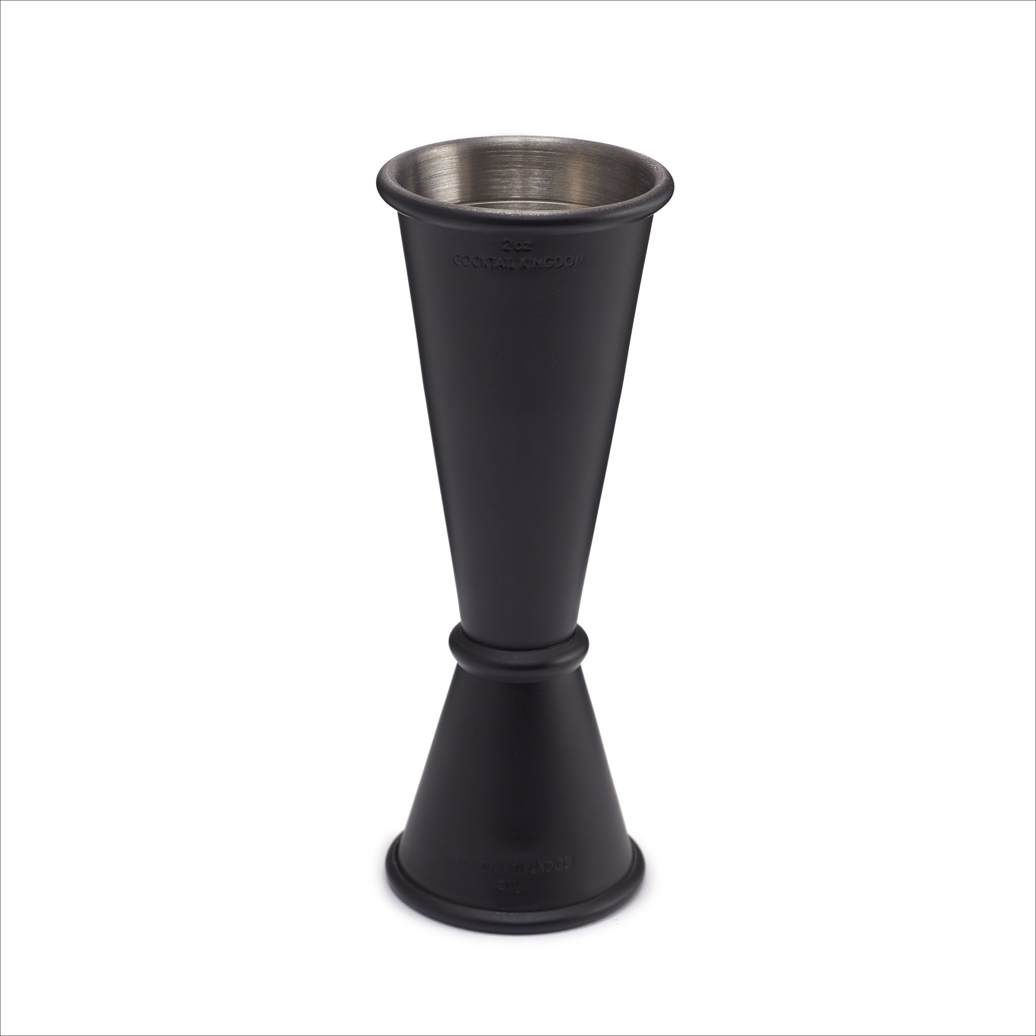 Premium Japanese Style Jigger - Matte Black Finish - 1oz & 2oz Dual Measurement - Perfect for Cocktail Making, Home Bar & Professional Bartending