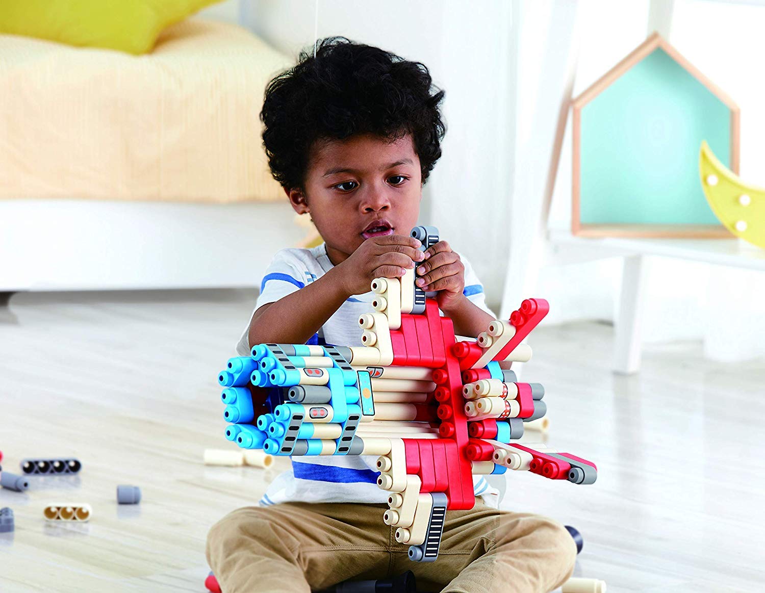 Poly-M 760025 Building Blocks Toy Kit for Kids - STEM Learning, Creative Play & Educational Fun | Perfect for Classrooms, Birthday Gifts & Family Bonding Activities