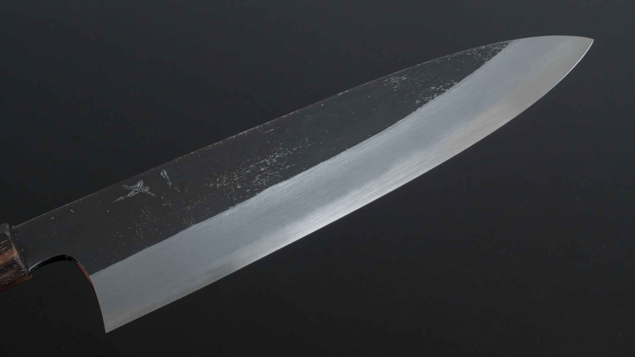 Hitohira Togashi White #2 Kurouchi Gyuto Japanese Chef Knife 240mm with Premium Tagayasan Handle - Perfect for Sushi, Meat Cutting & Professional Kitchen Use