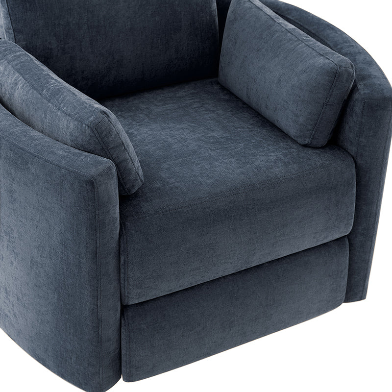 Monica Swivel Rocker Power Recliner Chair with Adjustable Headrest & Lumbar Support - Optional Removable Pillows - Perfect for Living Room, Home Theater & Relaxation