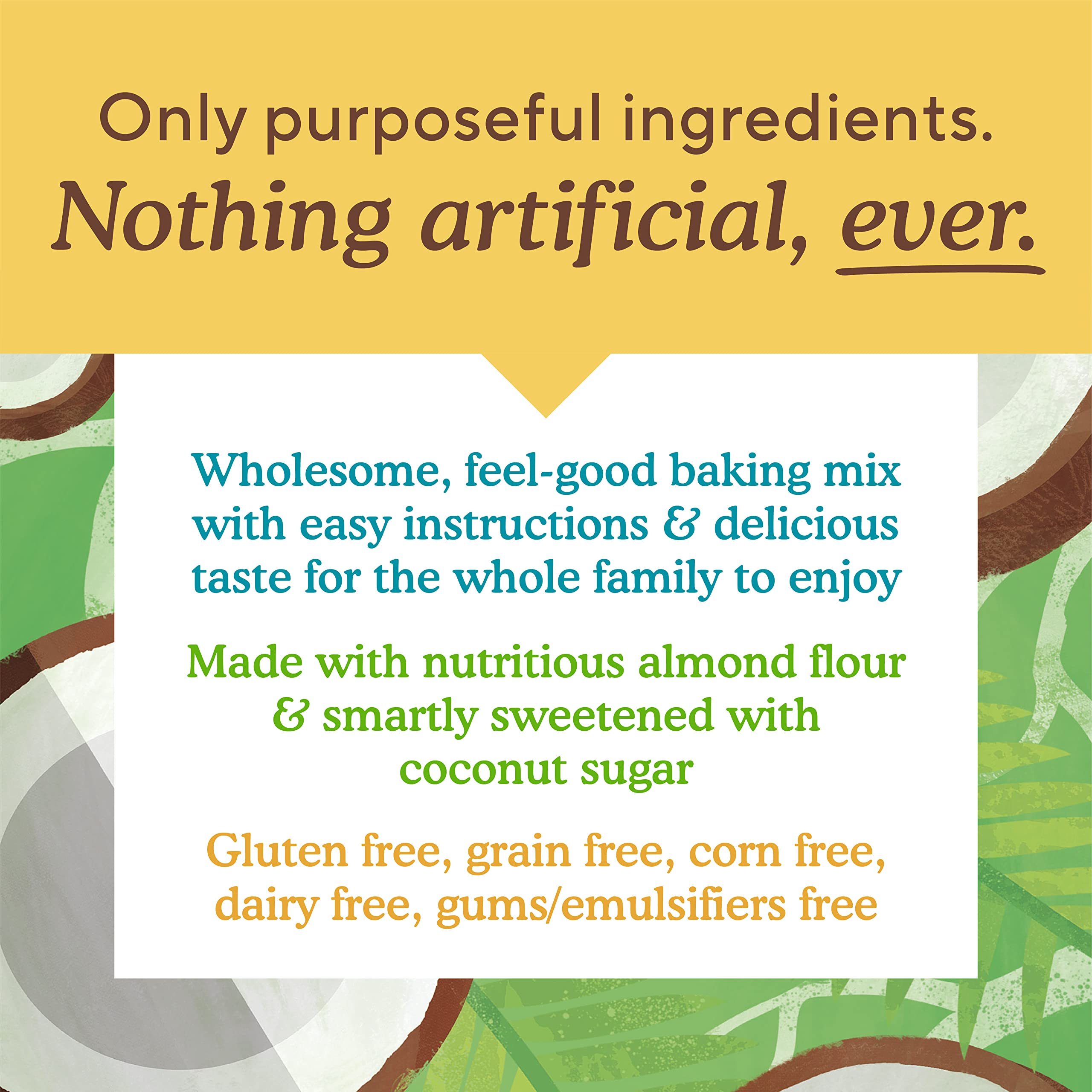 Simple Mills Almond Flour Baking Mix - Gluten Free Chocolate Chip Cookie Dough Mix, Nutrient Dense, 9.4oz (Pack of 3) | Perfect for Healthy Baking, Snacks & Family Treats