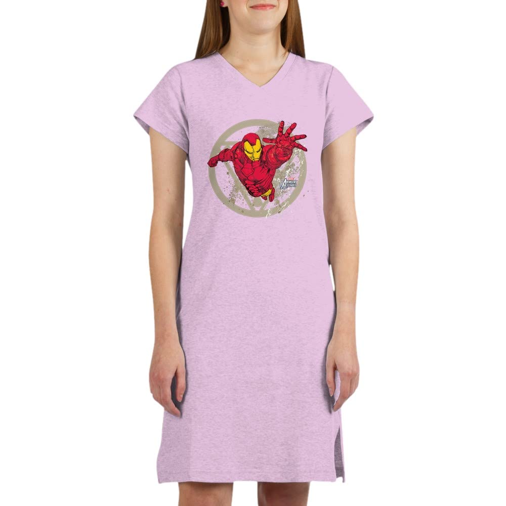 Iron Man Repulsor Nightshirt - Marvel Superhero Graphic Tee for Men & Women | Perfect for Sleepwear, Lounge & Comic Con Costumes
