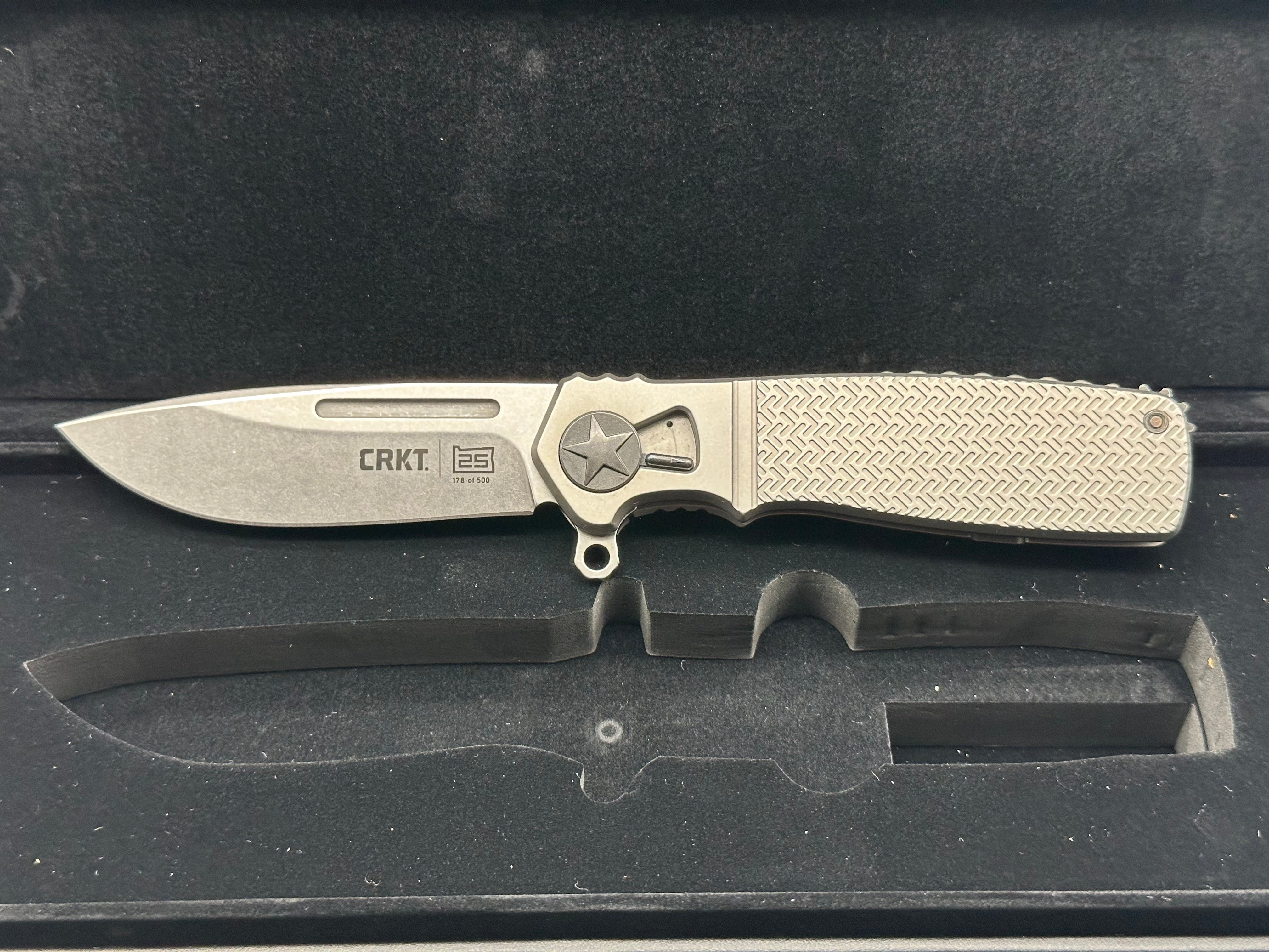 CRKT Homefront 25th Anniversary Edition Folding Knife - EDC Pocket Knife with Field Strip Technology - Perfect for Camping, Hiking & Outdoor Adventures