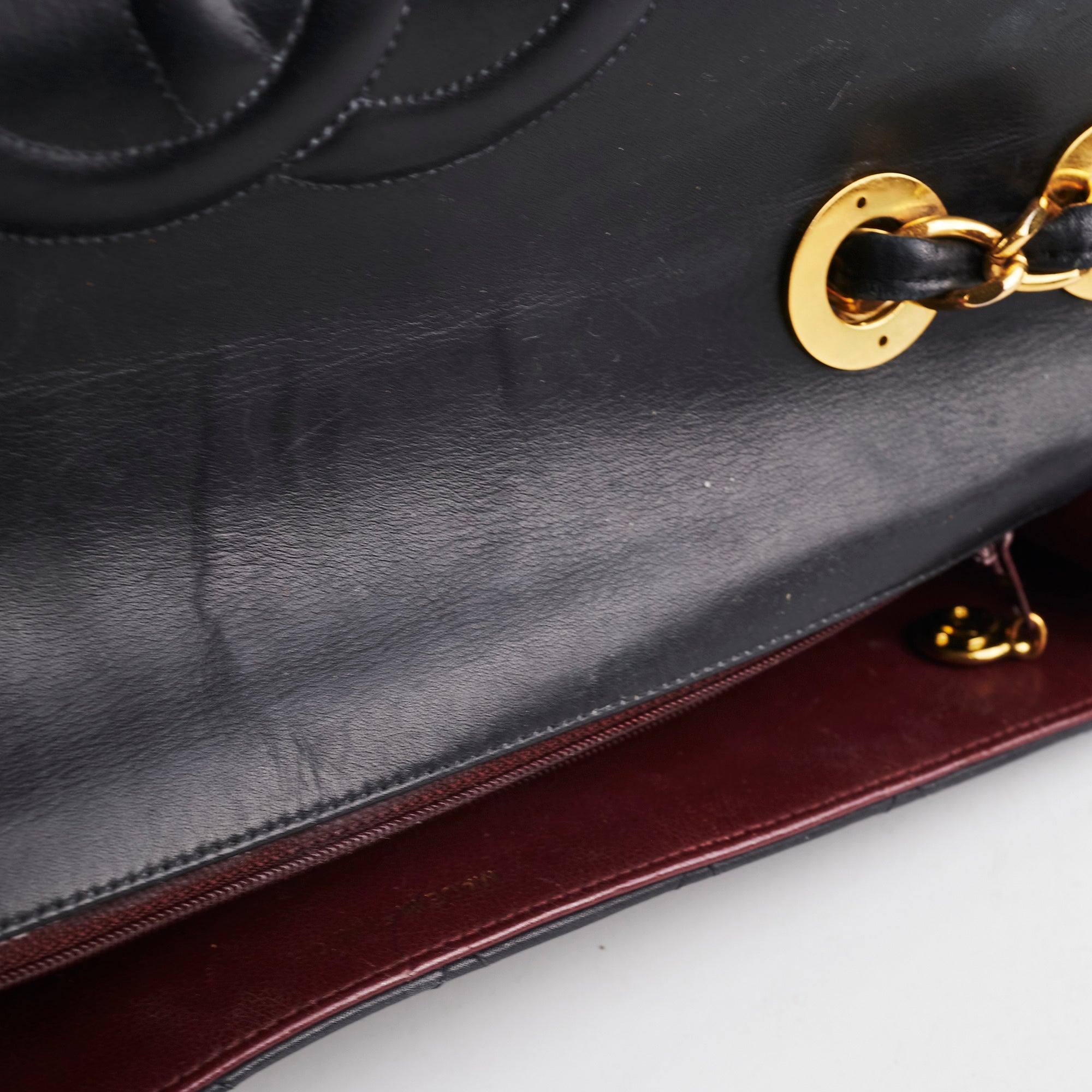 Vintage Chanel Maxi Jumbo Black Leather Flap Bag - Classic Luxury Handbag for Women, Perfect for Evening Parties, Date Nights & Special Occasions