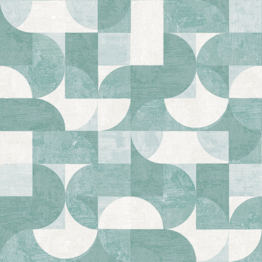 Self-Adhesive Geometric Pattern Wallpaper - Easy Peel & Stick Wall Decor for Bedroom, Living Room & Nursery | Removable & Reusable