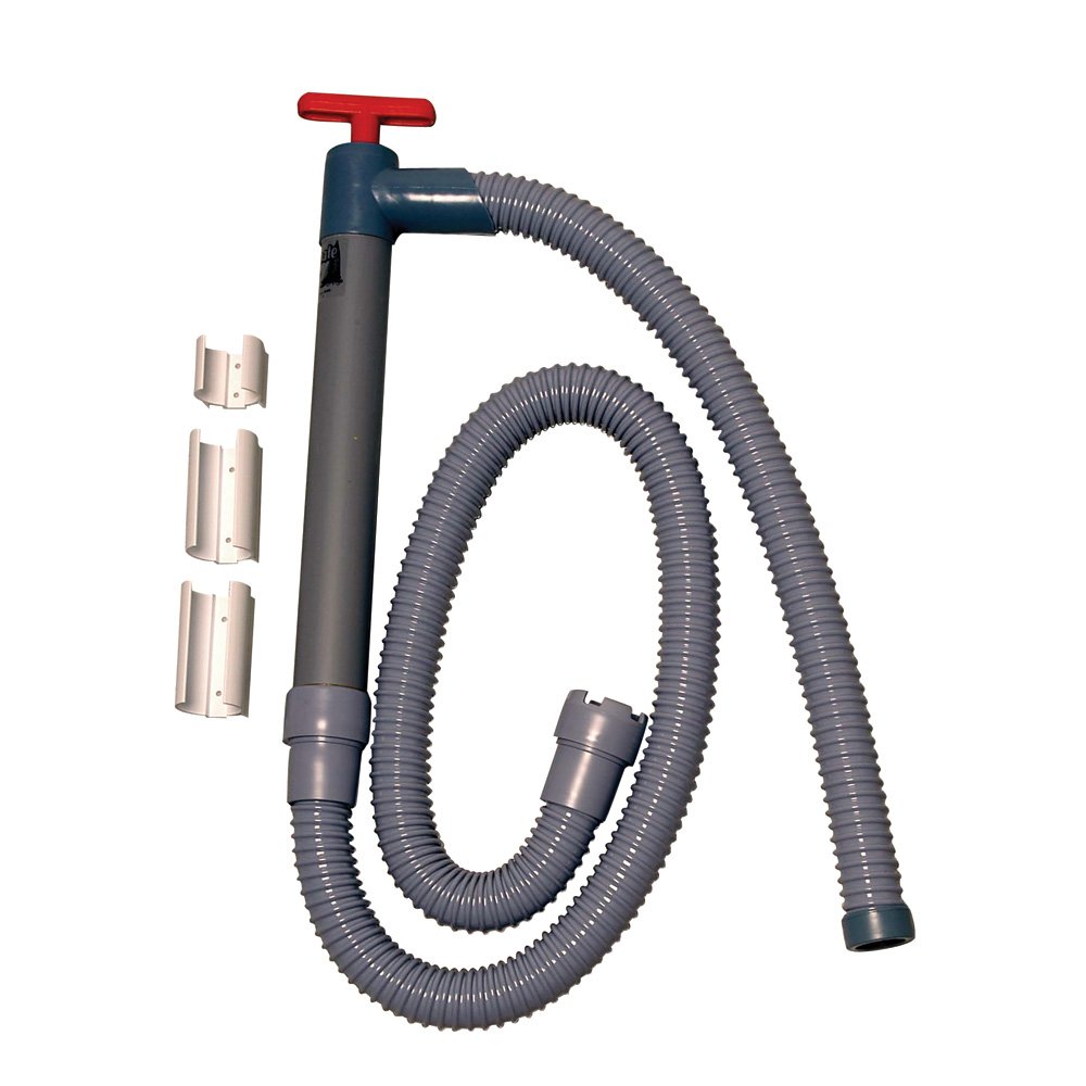 Beckson Flex-a-Pump 12V Automatic Bilge Pump with 4' Hose - Ideal for Boat, RV, and Marine Water Removal in Hard-to-Reach Areas