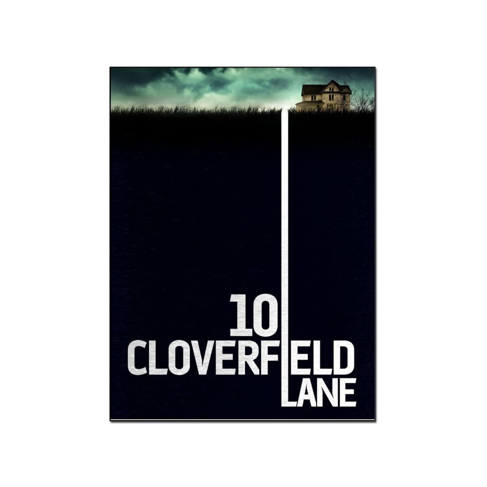 Cloverfield Lane Movie Poster Canvas Wall Art Print - 24x32 Inch (60x80cm) Aesthetic Room Decor for Bedroom, Living Room & Home Theater - Perfect for Film Lovers & Sci-Fi Enthusiasts