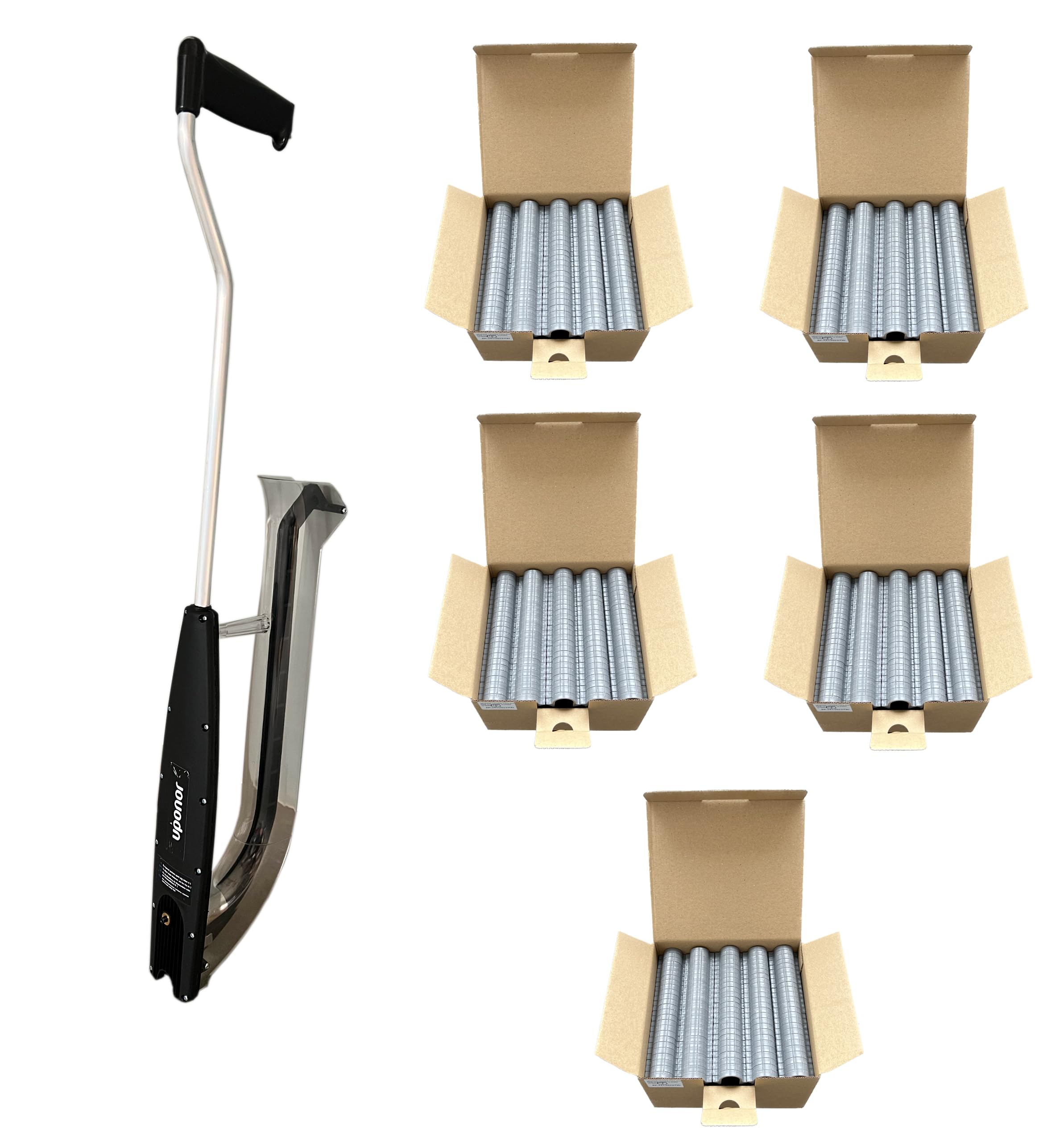 UPONOR Floor Heating Stapler with 1250 Staples 14-20mm | Pipe Fastener for Underfloor Heating | Durable Staples for PEX Pipes | Ideal for Radiant Floor Heating Installation