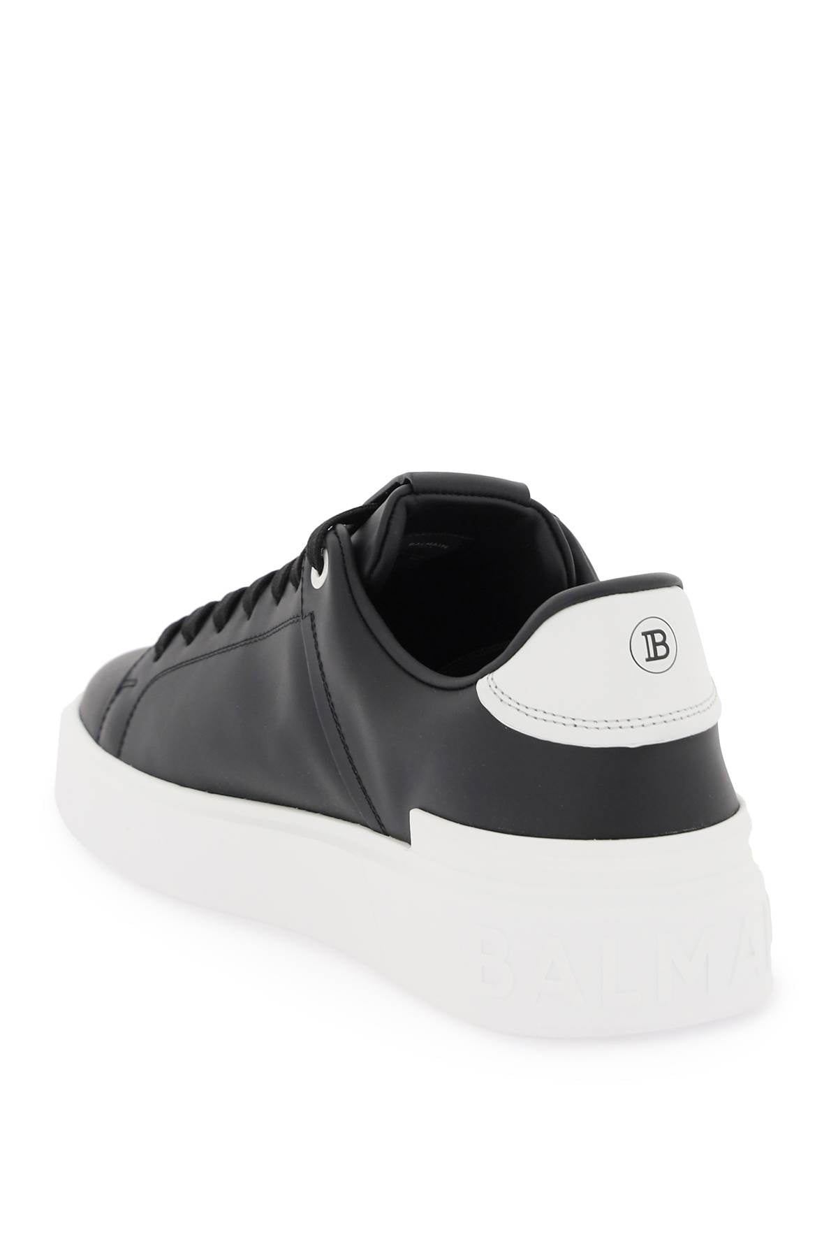 Balmain Leather 'B Court' Sneakers with Logo Print - Luxury Designer Shoes for Men & Women | Perfect for Casual Wear, Street Style & Fashion Outfits