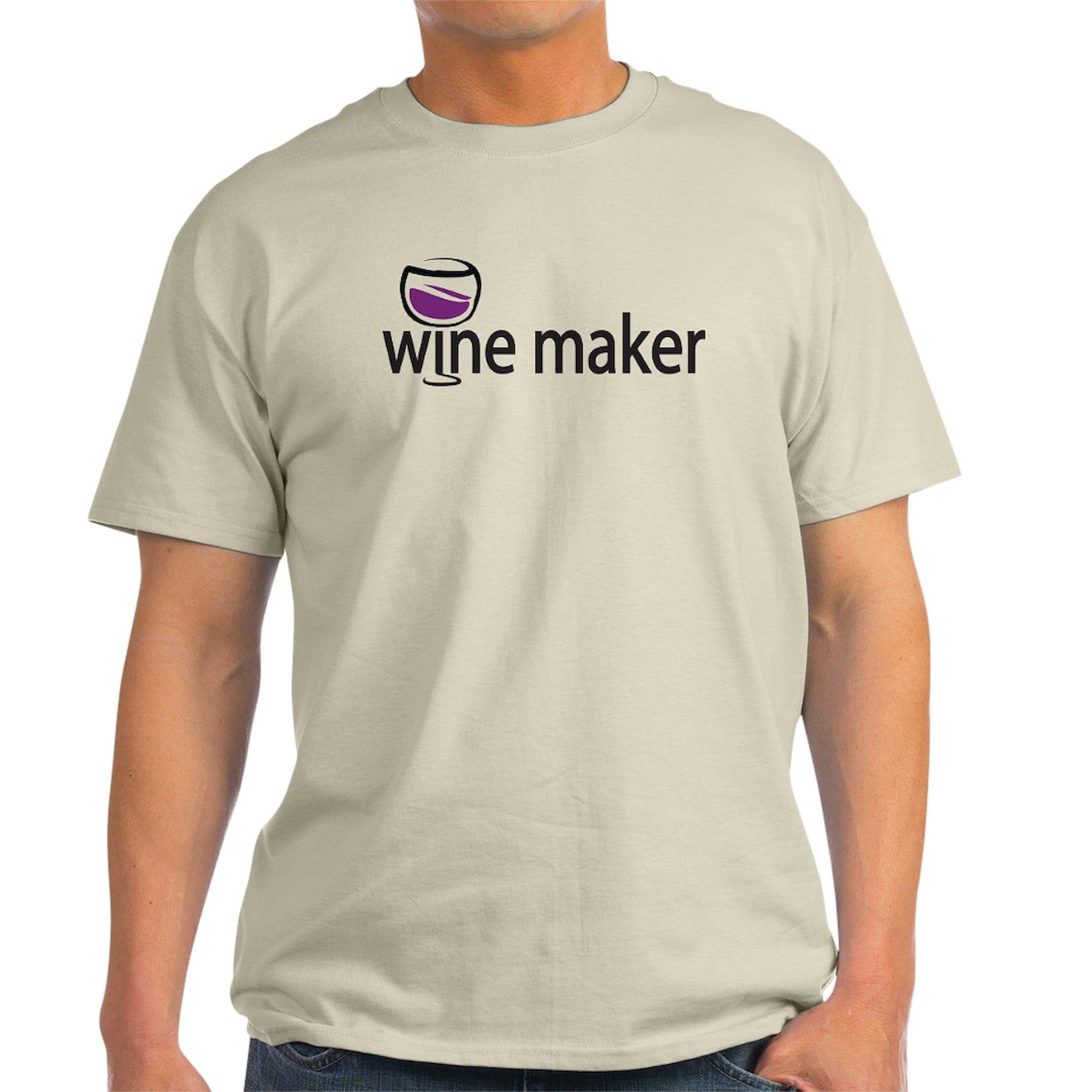 Wine Maker Graphic T-Shirt for Men - 100% Cotton Classic Lightweight Tee | Perfect for Wine Tasting, Vineyard Visits & Casual Wear