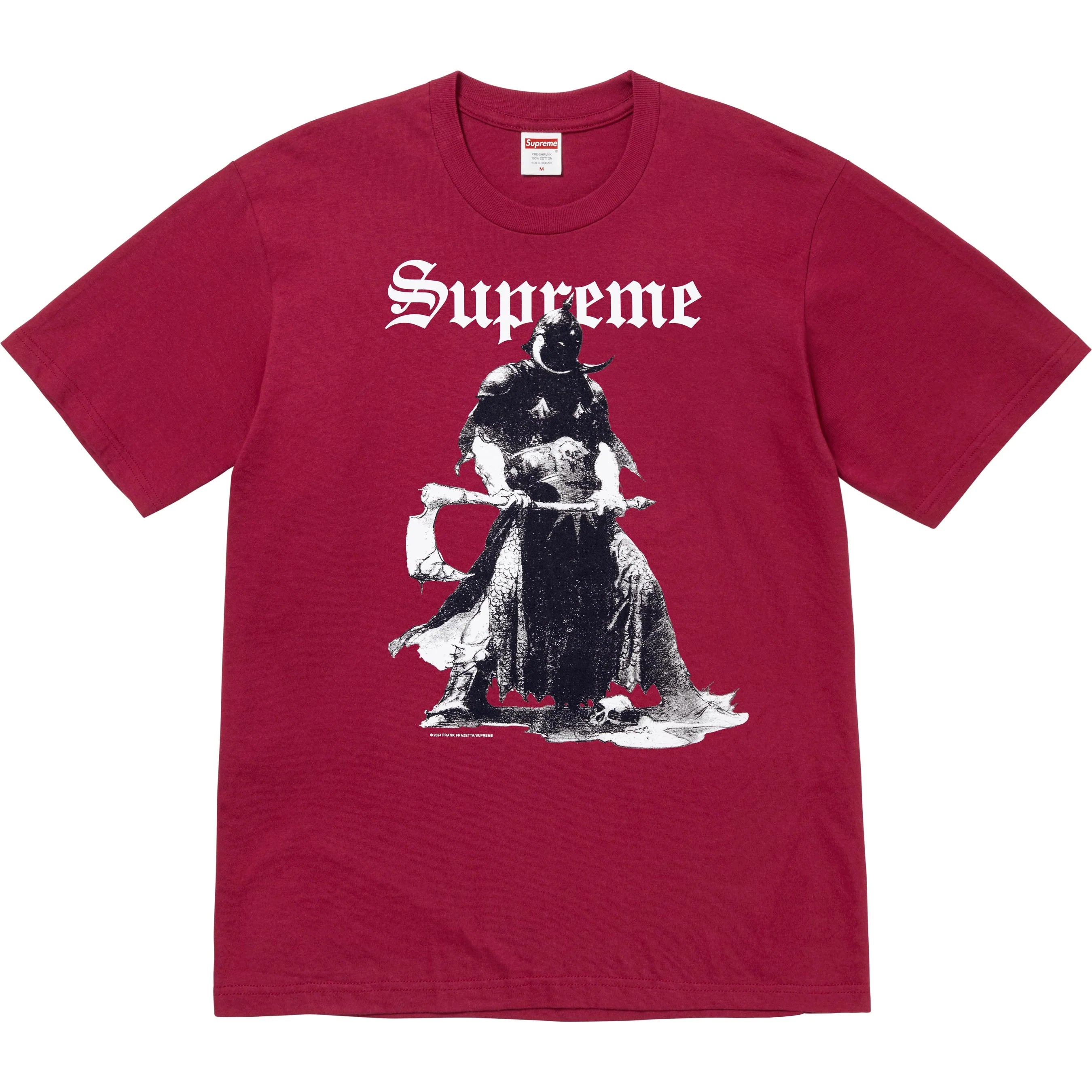 Supreme Frank Frazetta Destruction Graphic T-Shirt | Vintage Art Streetwear Tee for Men - Perfect for Casual Wear, Concerts & Urban Fashion