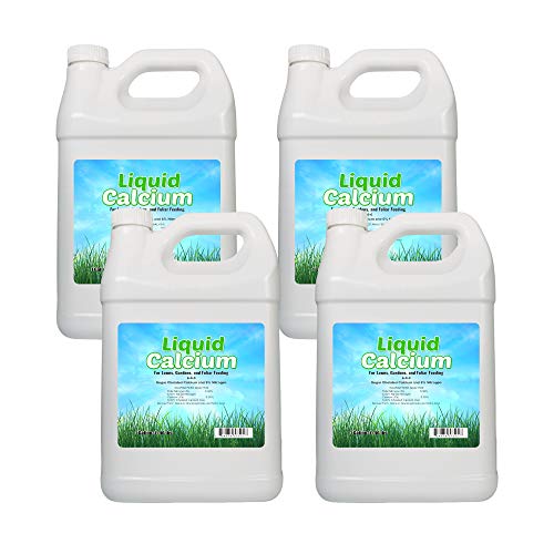 **Nature’s Lawn & Garden Liquid Lime Calcium Concentrate – Soil pH Booster for Lawns, Yards, Gardens, Potted Plants & Trees | Acidic Soil Amendment | Non-Toxic & Pet-Safe | 4 Gallon Bundle – Perfect for Healthy Grass, Vegetables & Landscaping**