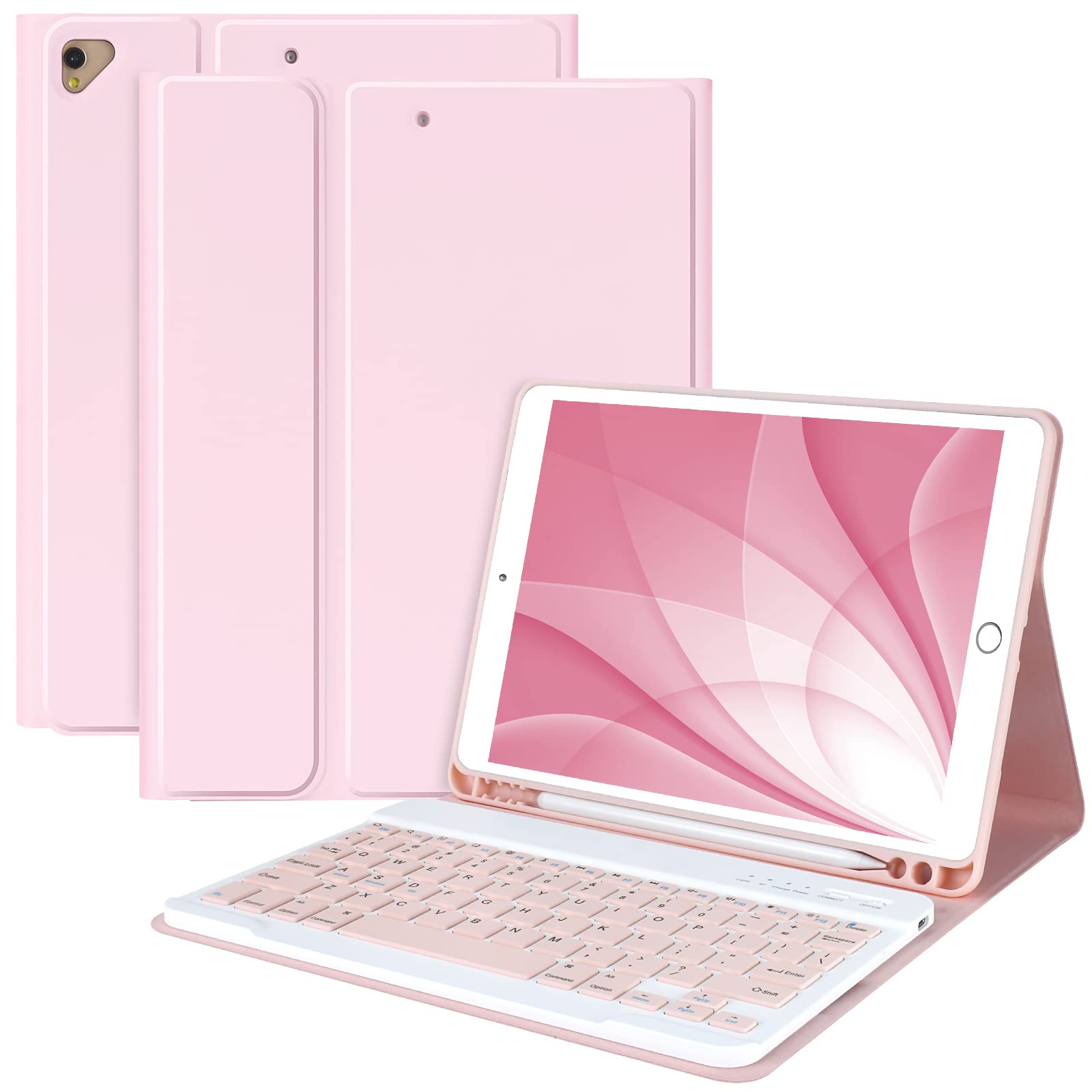Bluetooth Keyboard Case for iPad 10.2