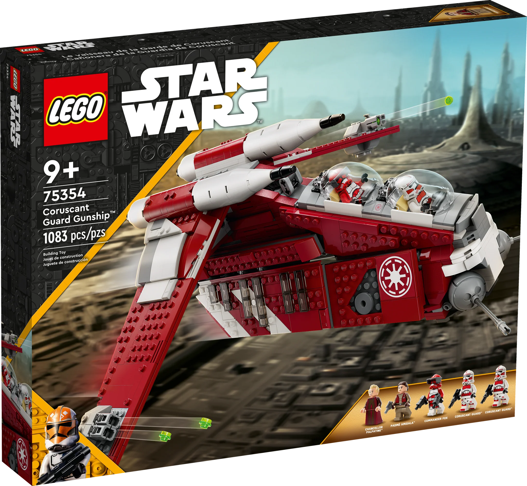 LEGO® Star Wars™ Coruscant Guard Gunship™ Building Kit – Ultimate Clone Trooper Transport for Star Wars Fans & Collectors – Perfect for Display, Play & Gifts