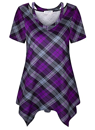 Black Purple Plaid