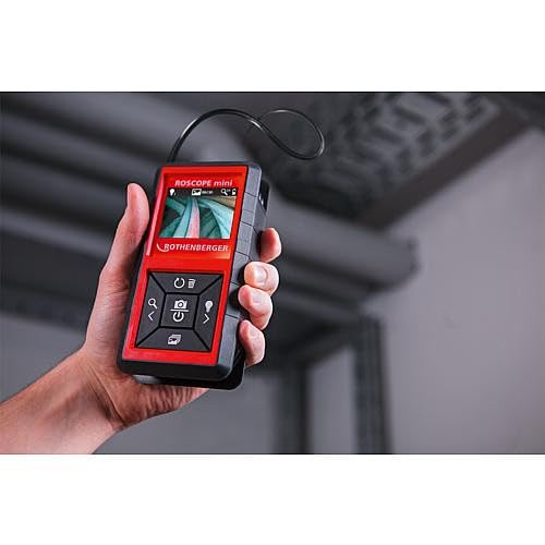Rothenberger ROSCOPE Mini Inspection Camera - 5.5mm Waterproof Endoscope with 6 LED Lights & 3.5m Cable - Perfect for Plumbing, HVAC, Automotive & Home Repairs