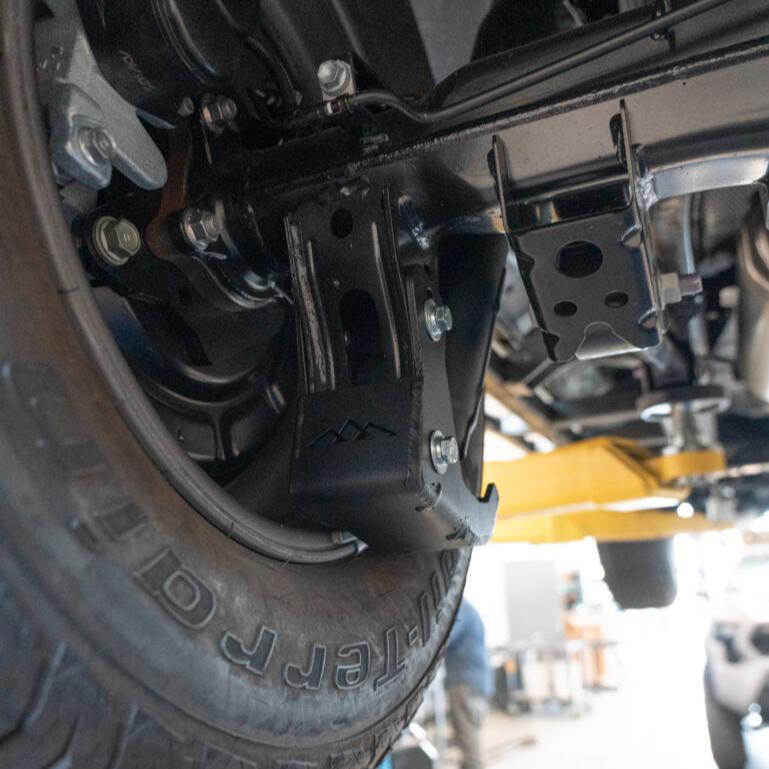 24 LC250 Rear Shock Mount Skids - Heavy Duty Off-Road Protection for Toyota Land Cruiser 250 - Perfect for Rock Crawling & Overlanding Adventures