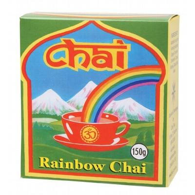 Organic Rainbow Chai Tea - Premium Spiced Herbal Blend (150g) | Caffeine-Free Loose Leaf Tea for Relaxation & Wellness | Perfect for Iced Tea, Lattes & Ayurvedic Rituals