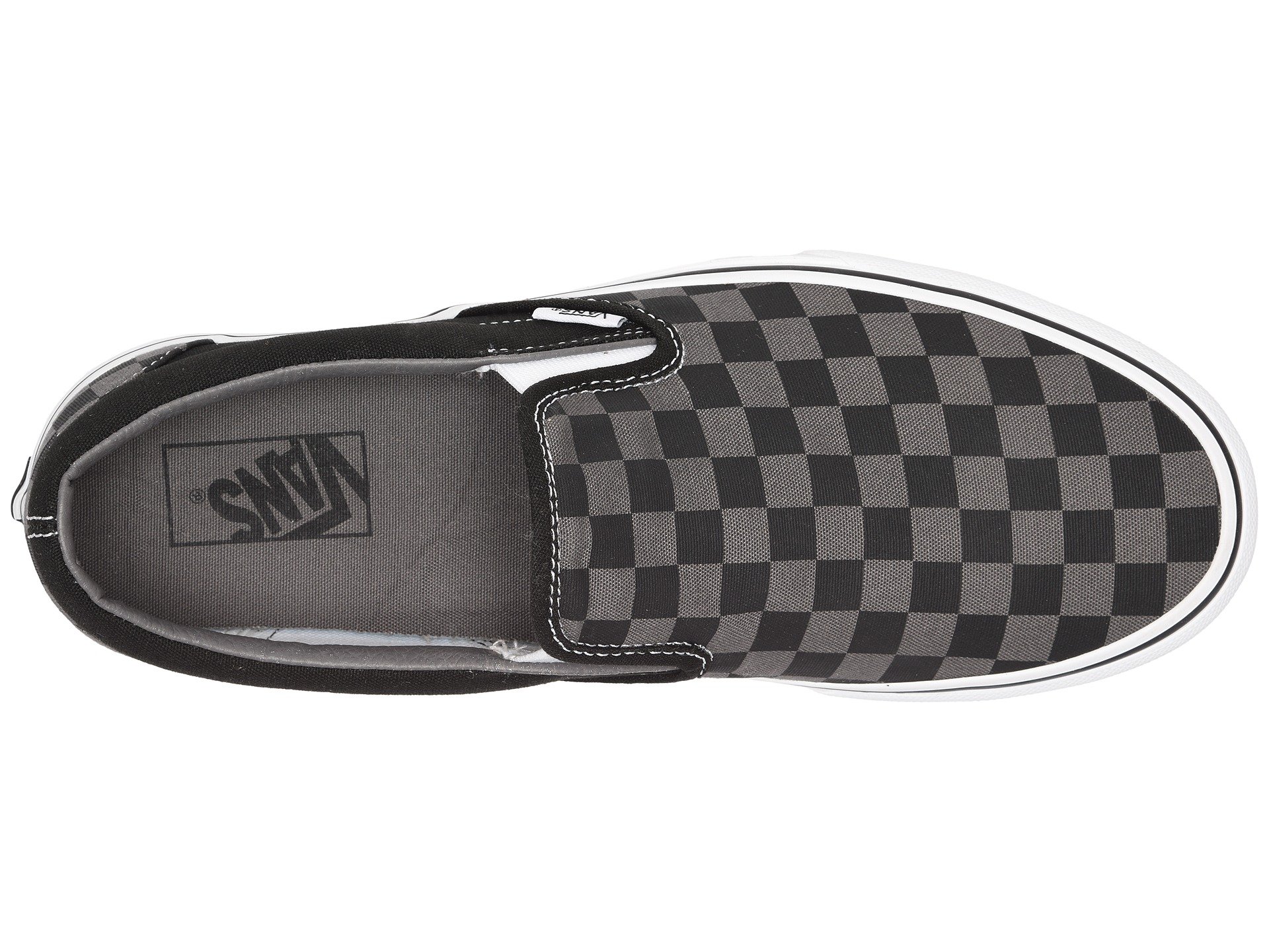 Vans Unisex Classic Slip-On Skate Shoes for Men & Women - Black/Pewter | Comfortable Casual Sneakers for Walking, Skating & Everyday Wear