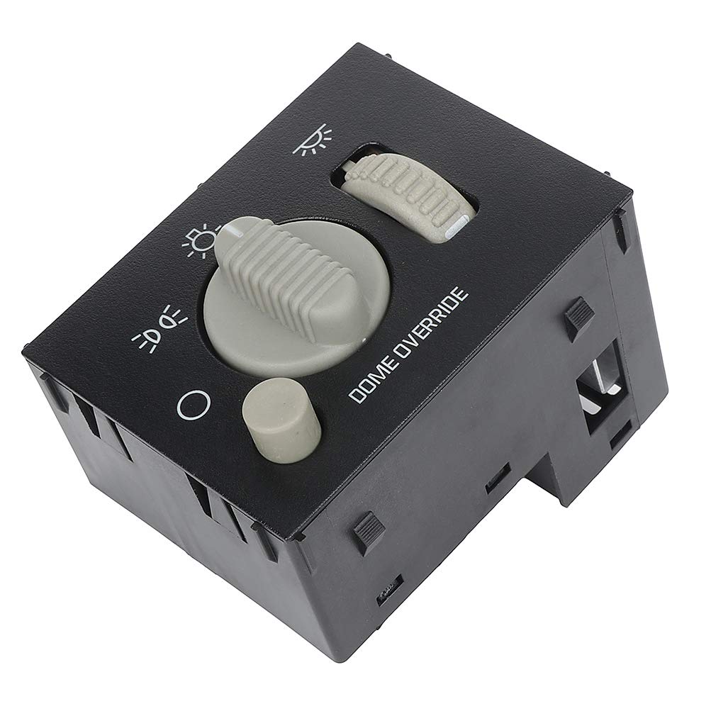OE 15738843 15755595 Front Headlight Dimmer Switch Compatible with 2002 Chevy Avalanche 1500 & 2500 - Replacement Headlight Control Switch for Improved Night Driving Safety