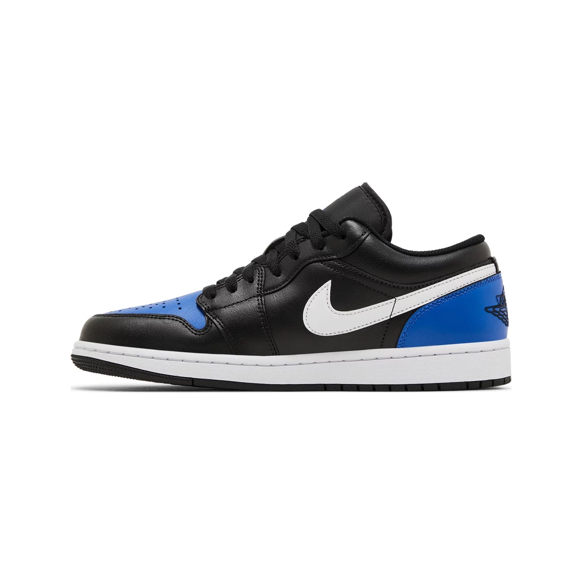 Air Jordan 1 Low 'Black Royal Toe' Men's Basketball Shoes - Stylish Sneakers for Casual Wear, Street Fashion & Sports Performance