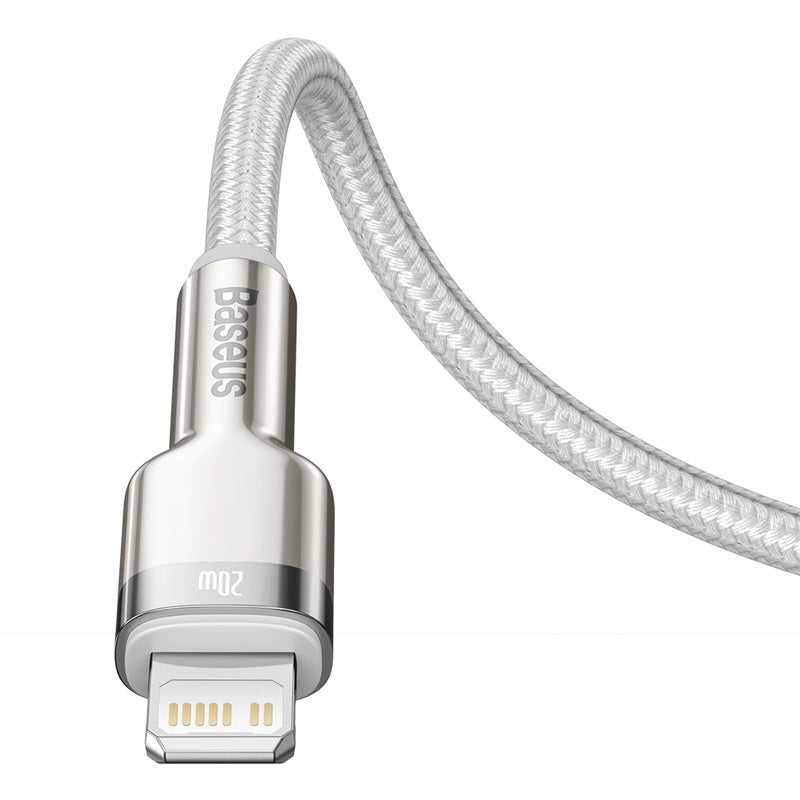 Baseus Premium Cafule Series 1M USB-C to Lightning Fast Charging Cable 20W - Durable Metal Connector for iPhone, iPad, AirPods - Perfect for Home, Office & Travel Charging
