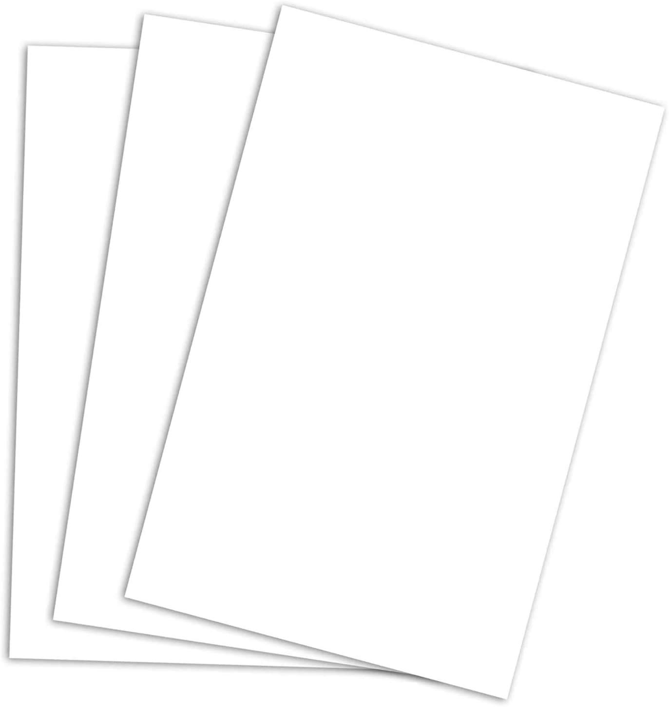 Premium White Card Stock Paper | 11x17 Inch Heavy Weight 100lb Cover (268 GSM) | 50 Sheets per Pack | Smooth Finish for Crafts, Invitations, Scrapbooking & DIY Projects