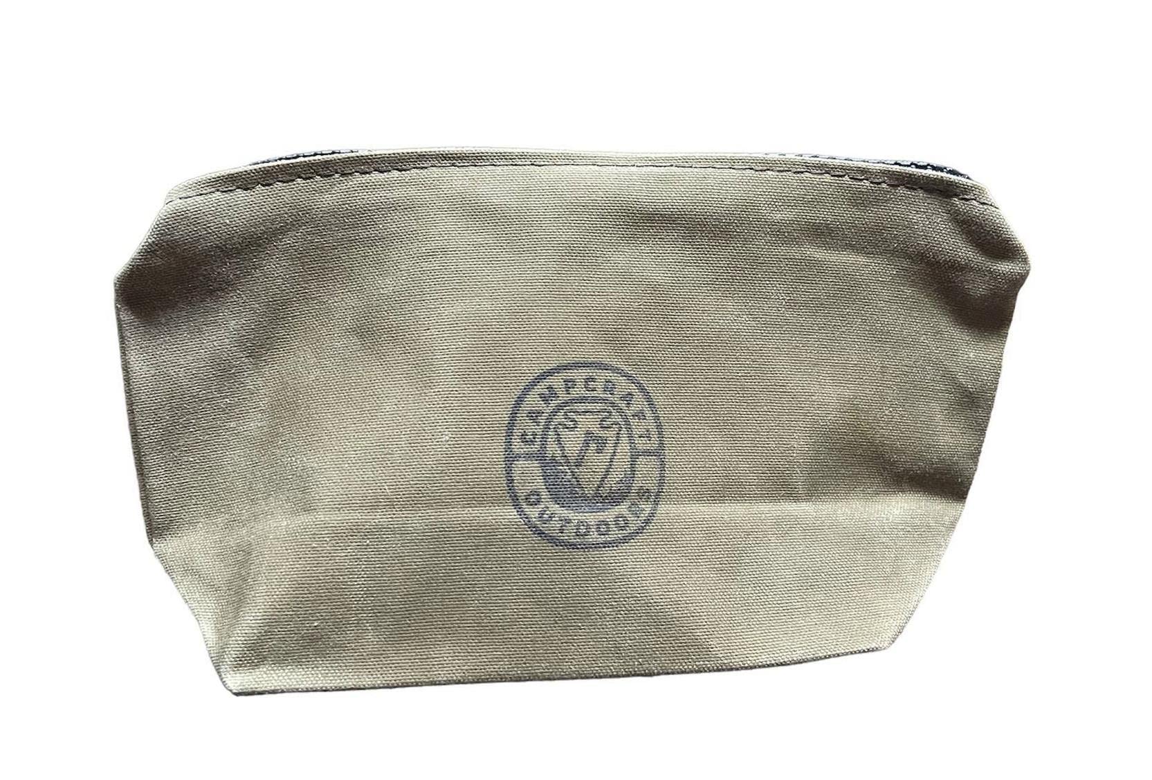 Waxed Canvas Camping Tote Bag - Bushcraft Fire Kit & Tool Pouch for Outdoor Adventures