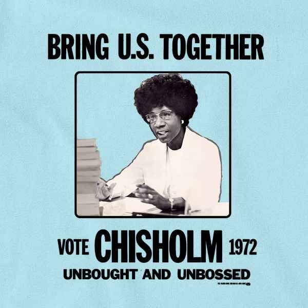 Shirley Chisholm 72 for President Black History T-Shirt - Kids & Toddler Unisex Tee for Boys & Girls - Perfect for Black History Month & Political Awareness Events