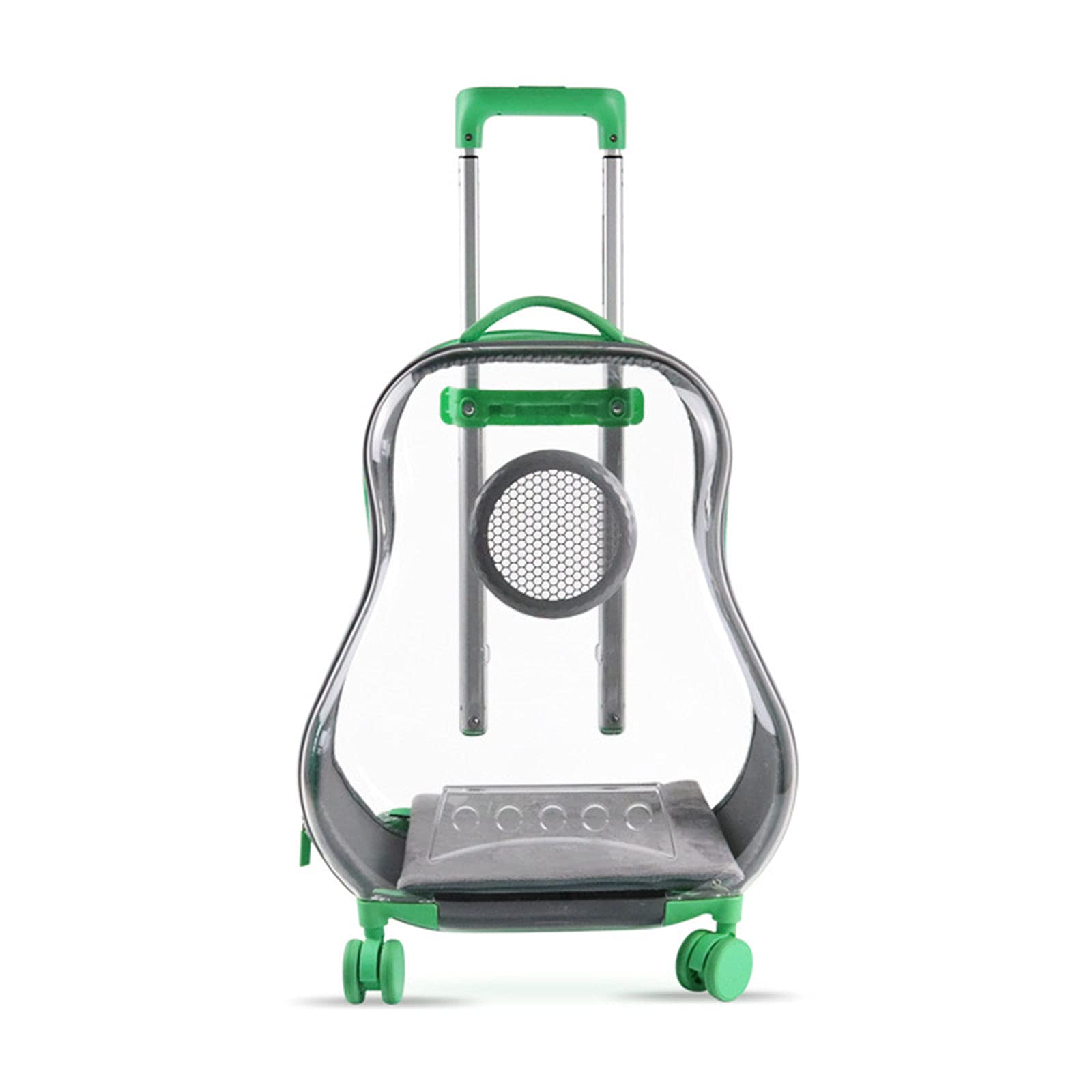 DUTUI Pet Carrier Backpack for Cats & Dogs - Medium & Small Travel Hiking Backpack with Trolley Wheels | Perfect for Airplane, Car Rides, Outdoor Adventures & Daily Commutes