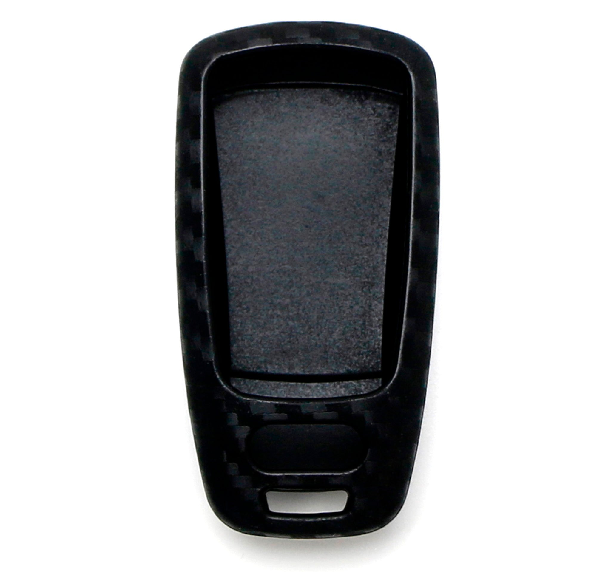 Carbon Fiber Soft Silicone Key Fob Cover for 2017+ Audi A4 A5 Q7 TT Smart Key - Durable Protective Case for Car Remote Keychain (Perfect for Daily Use, Travel & Gift)