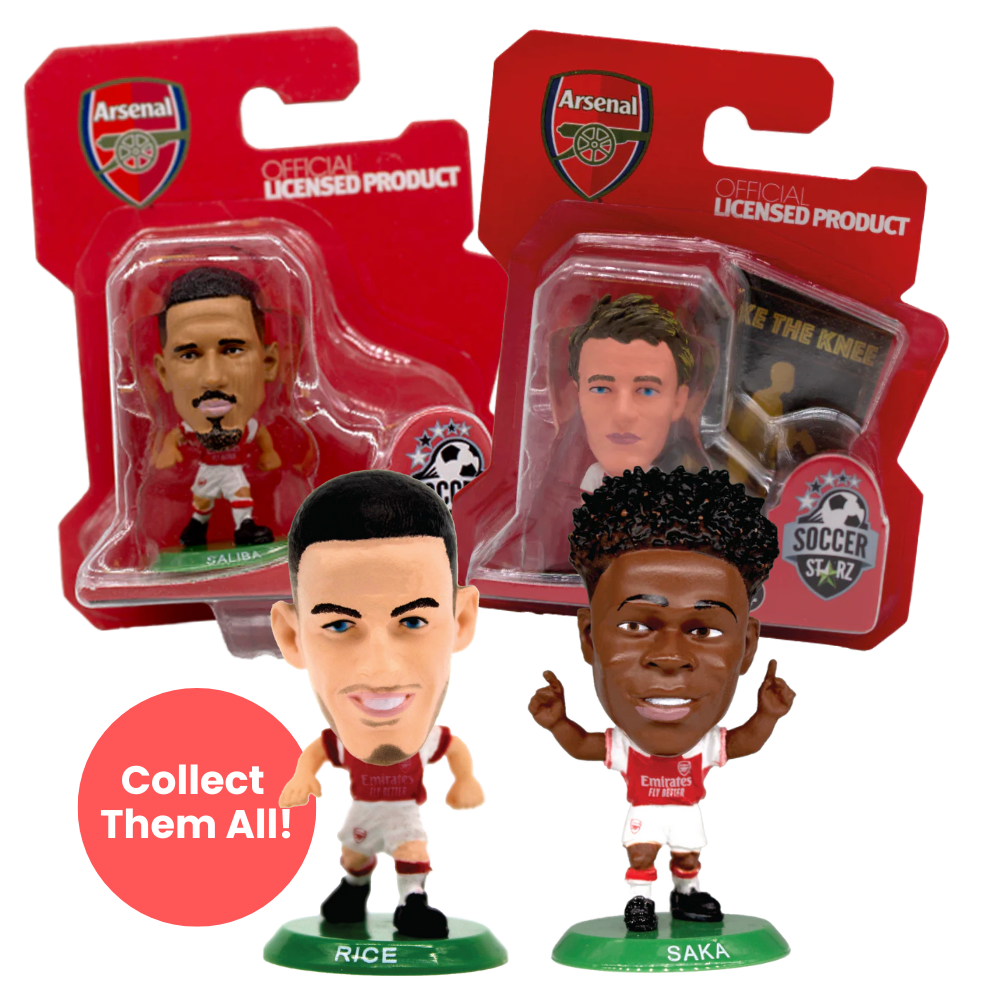 Official Arsenal SoccerStarz Figurines - Collectible Football Player Action Figures - Perfect for Fans, Gifts & Home Decor