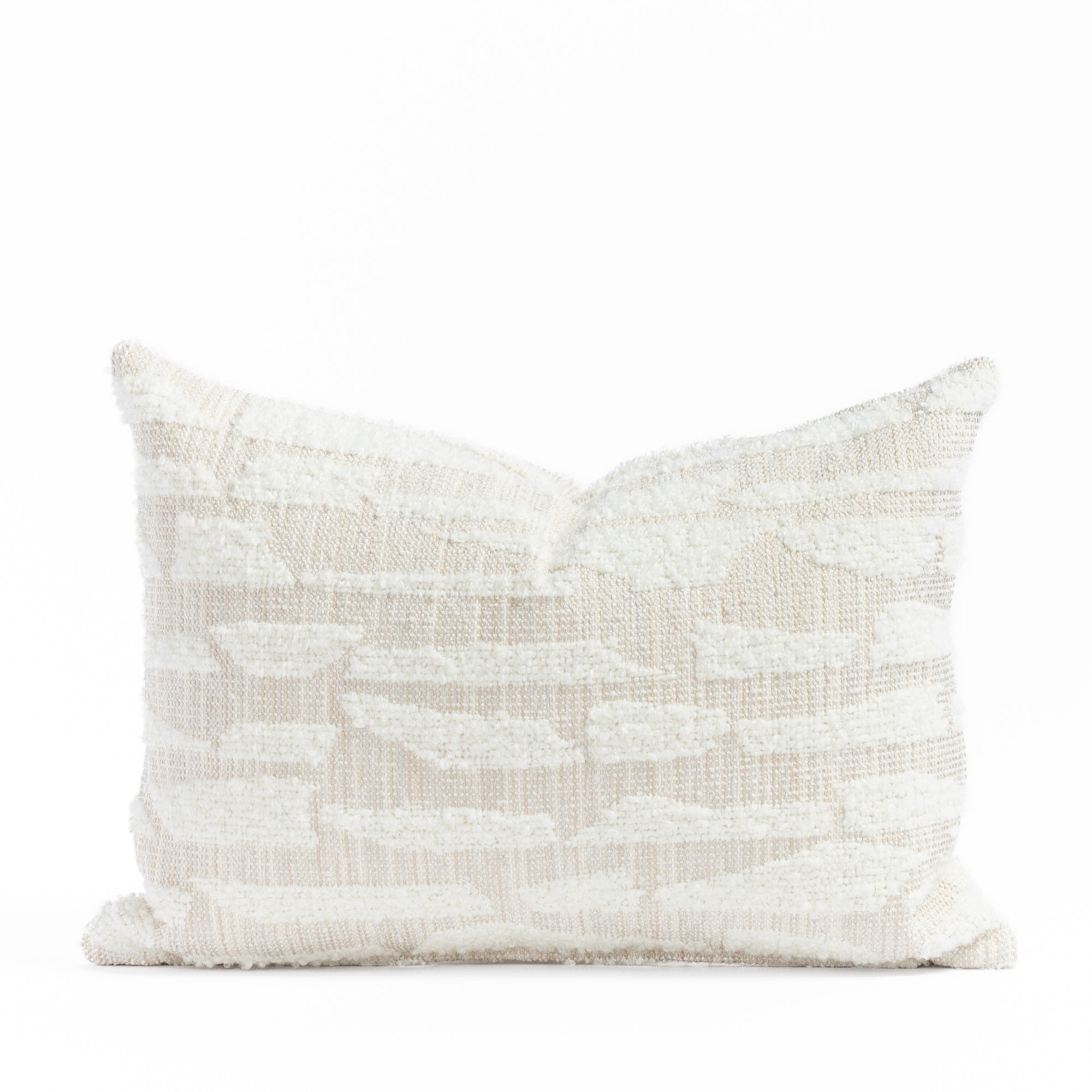 Pyla 14x20 Lumbar Pillow with Pearl Design - Supportive Back Cushion for Sofa, Bed, Office Chair - Perfect for Home Decor, Living Room, and Reading Nook