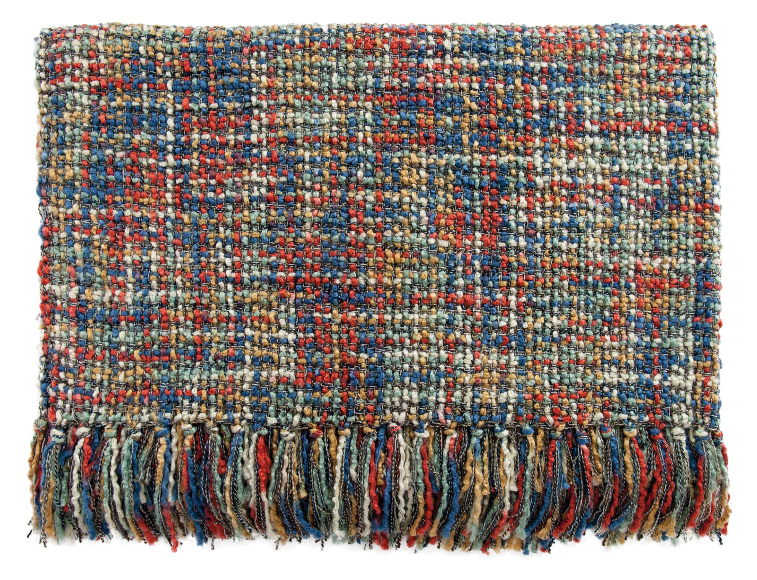 Hanover Nautical Throw Blanket - Soft & Cozy 50x60 Inch - Perfect for Sofa, Bed & Outdoor Use - Navy Blue Striped Design