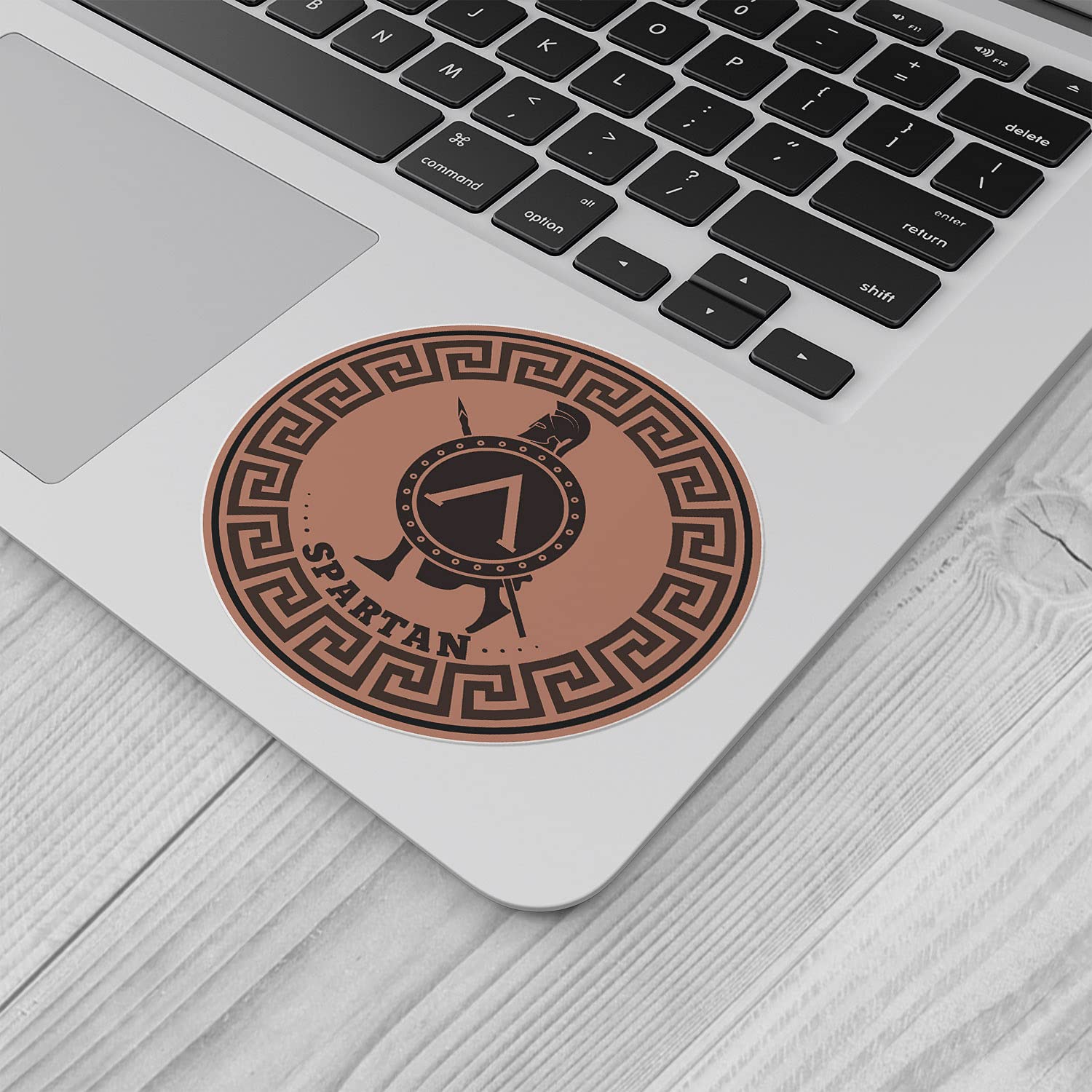 Spartan Soldier Vinyl Sticker Decal - Waterproof & Durable for Laptops, Cars, Helmets & DIY Projects | Ancient Greek Warrior Decoration