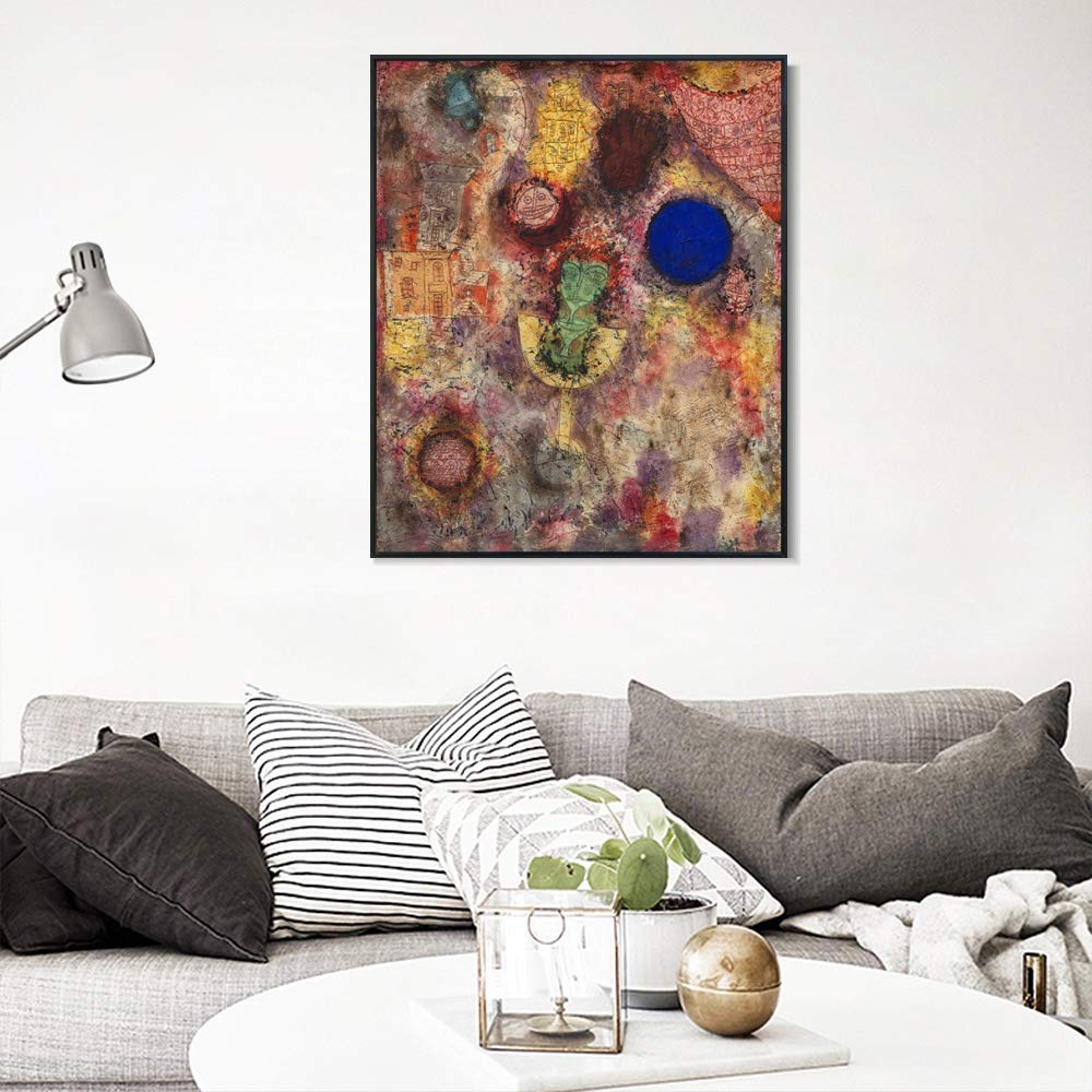Paul Klee Magic Garden Framed Canvas Giclee Print - 20