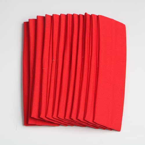 12pcs red yoga sport headband