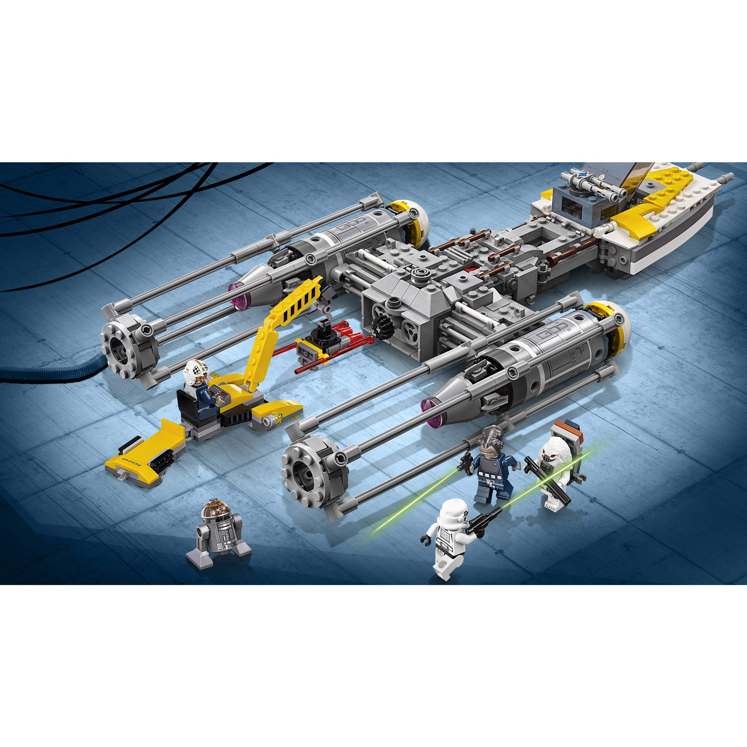LEGO Star Wars Y-Wing Starfighter Building Kit (75172) - Buildable Spaceship Toy for Kids & Adults, Perfect for Star Wars Fans & Collectors - Great for Playtime, Display & Gift Giving