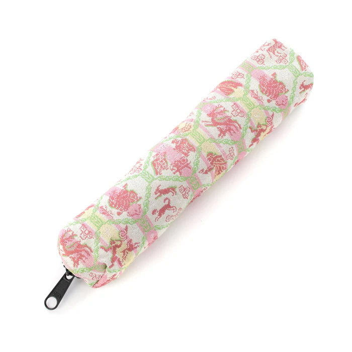 Japanese Nishijin Brocade Pencil Case - Glistening Holy Night Design | Handmade in Kyoto, Japan | Traditional Japanese Craft Pen Holder for School, Office & Gift Giving