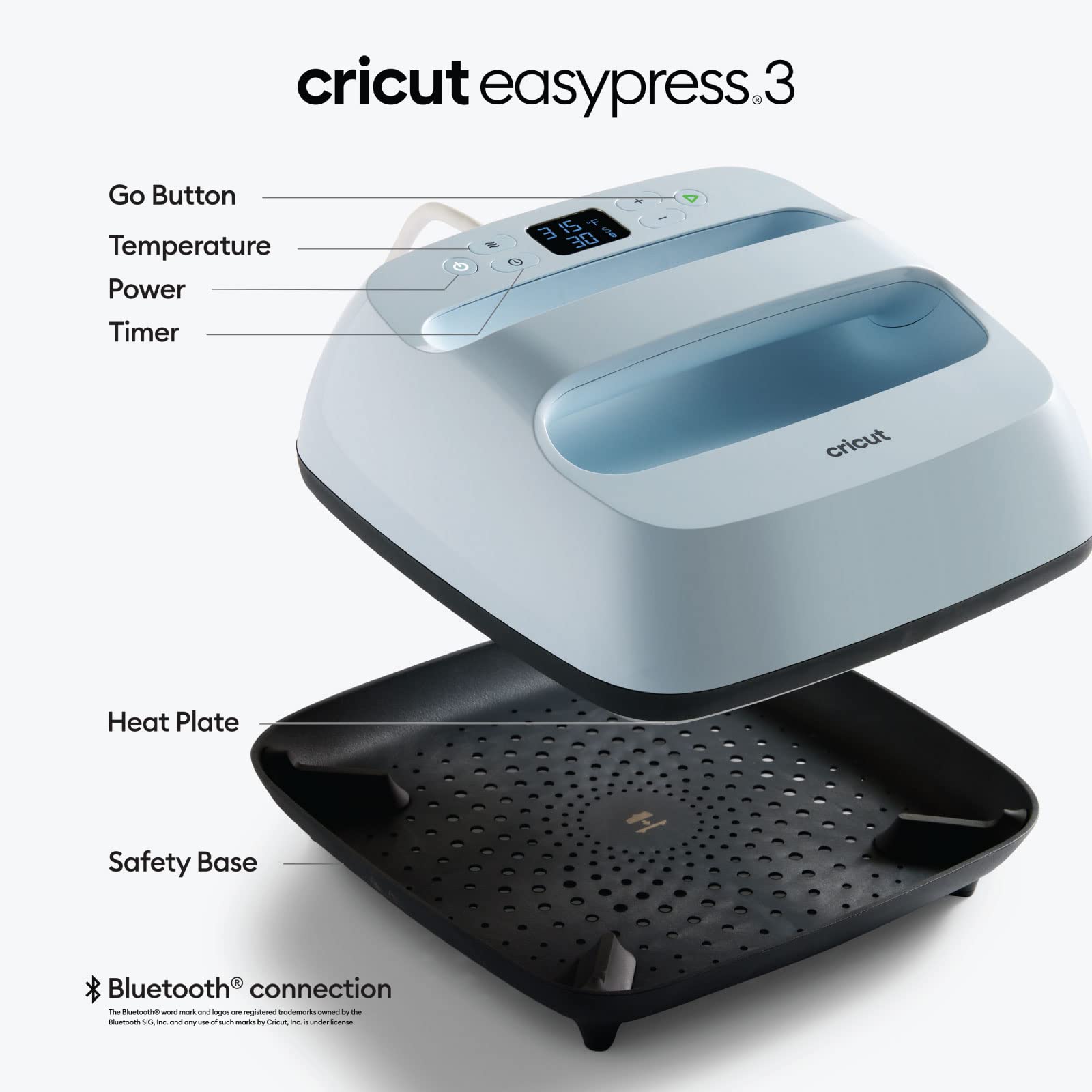Cricut Easy Press 3 9x9 Heat Press Machine Bundle with Heat Transfer Vinyl, Sublimation & Infusible Ink Materials - Rainbow Pack for DIY T-Shirts, Mugs & Home Decor Projects