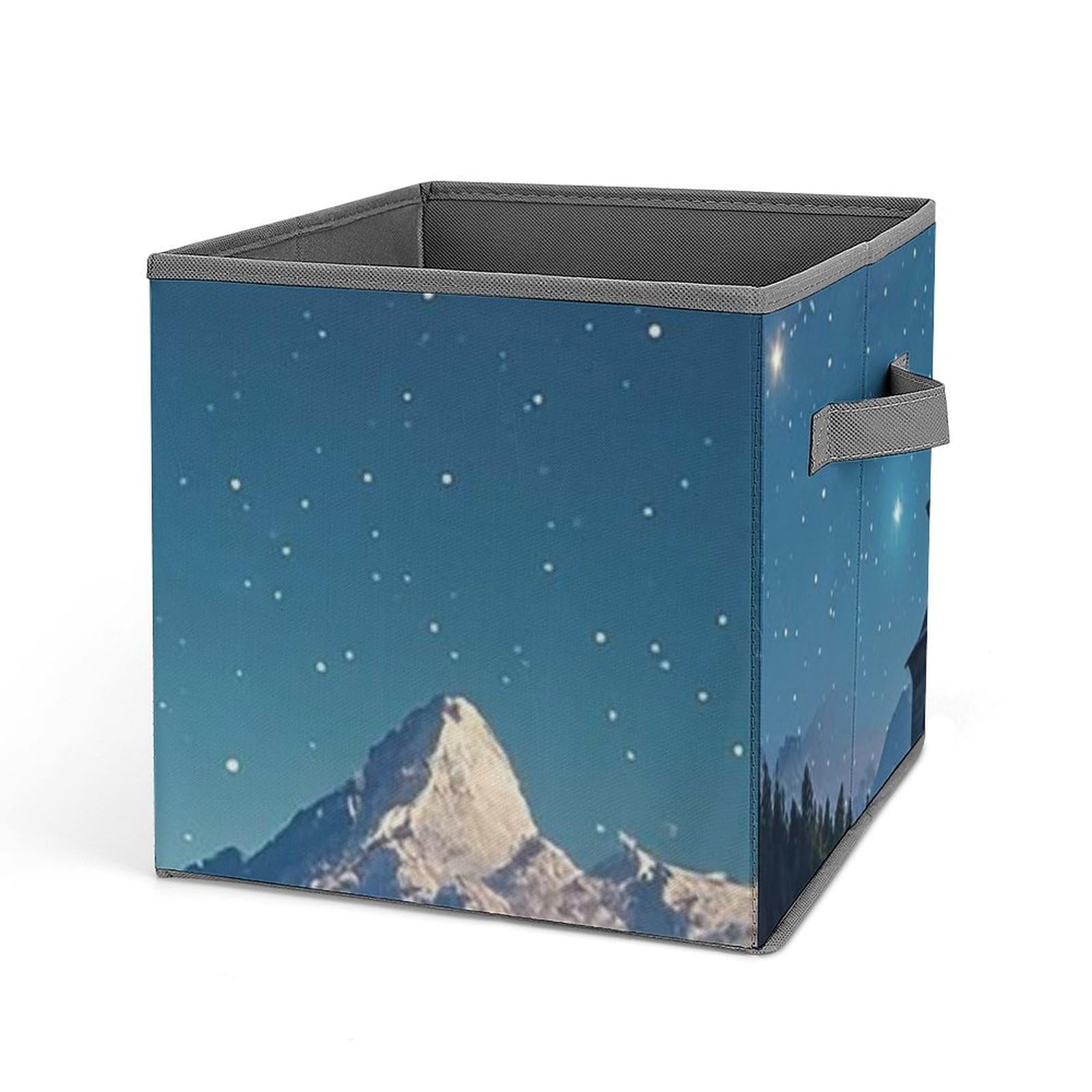 Large Collapsible Storage Bins with Handles - 10.6