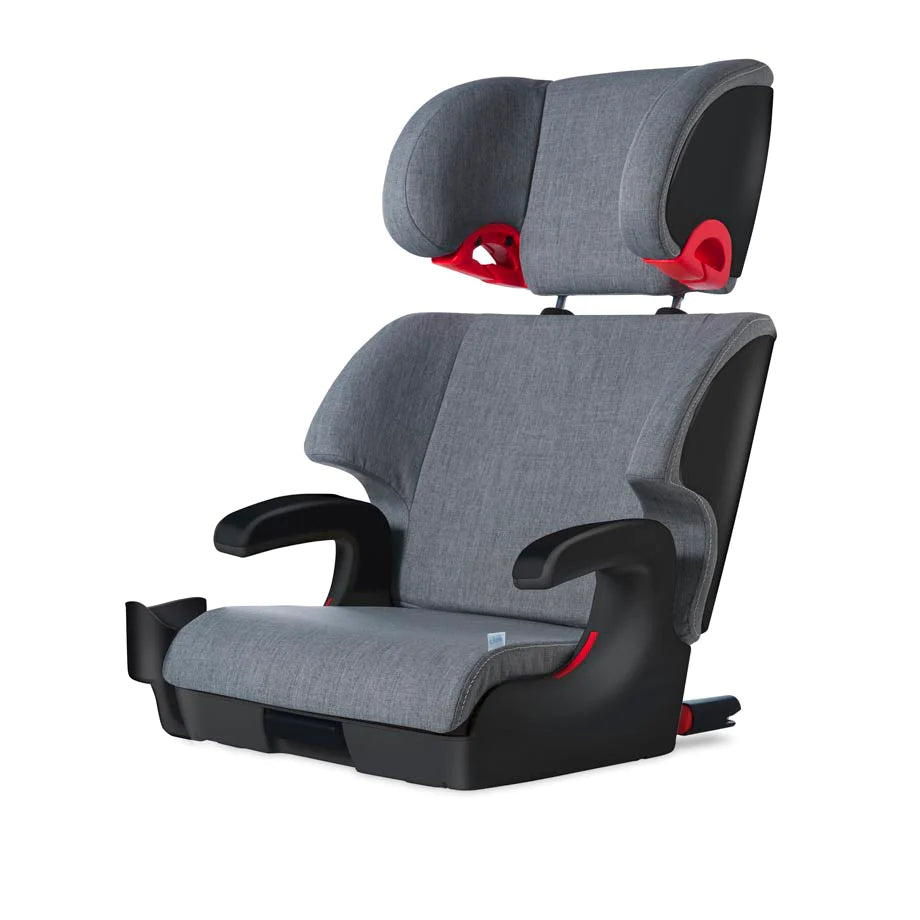 Clek Oobr Full Back Booster Car Seat for Kids - High Back Booster with Safety Features for Ages 4-12 | Perfect for School, Travel & Family Road Trips