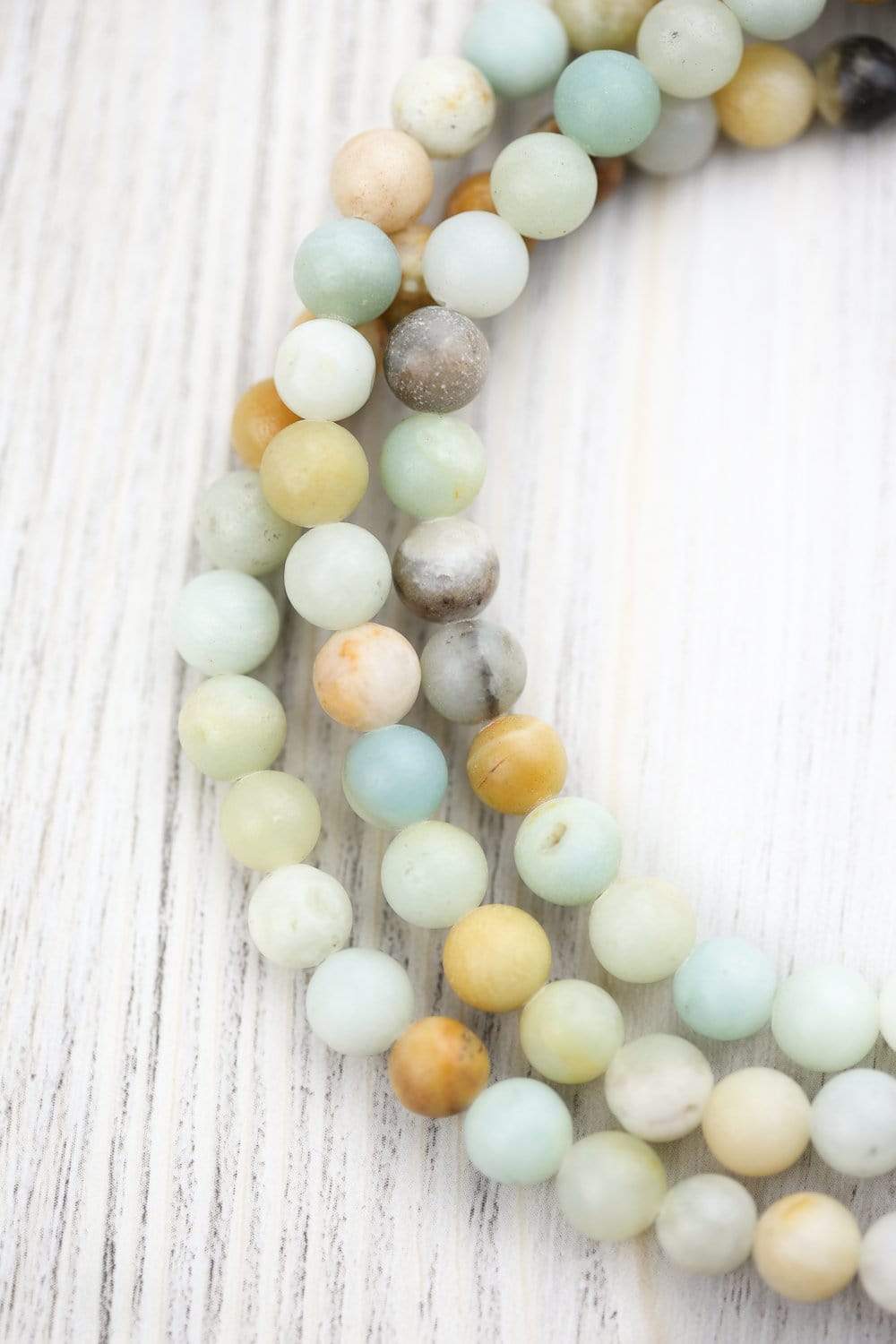 Amazonite Tranquility Mala & Bracelet Set - Healing Crystal Beads for Meditation, Yoga & Stress Relief - Spiritual Jewelry Gift for Women